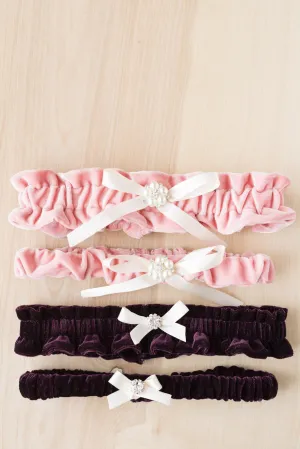 Design Your Own Velvet Bridal Garter