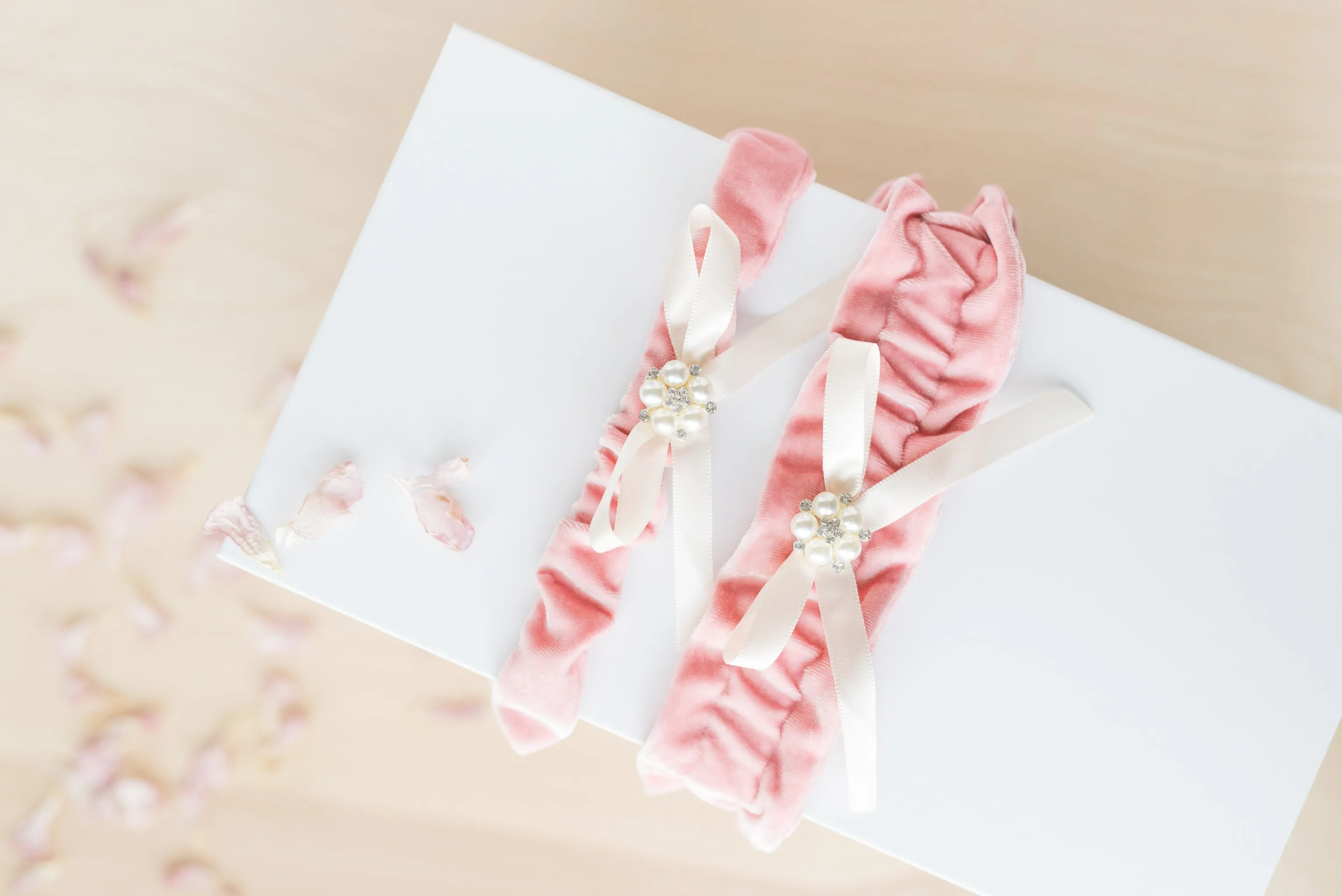 Design Your Own Velvet Bridal Garter