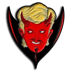 Devil Duane Huge Enamel Pin