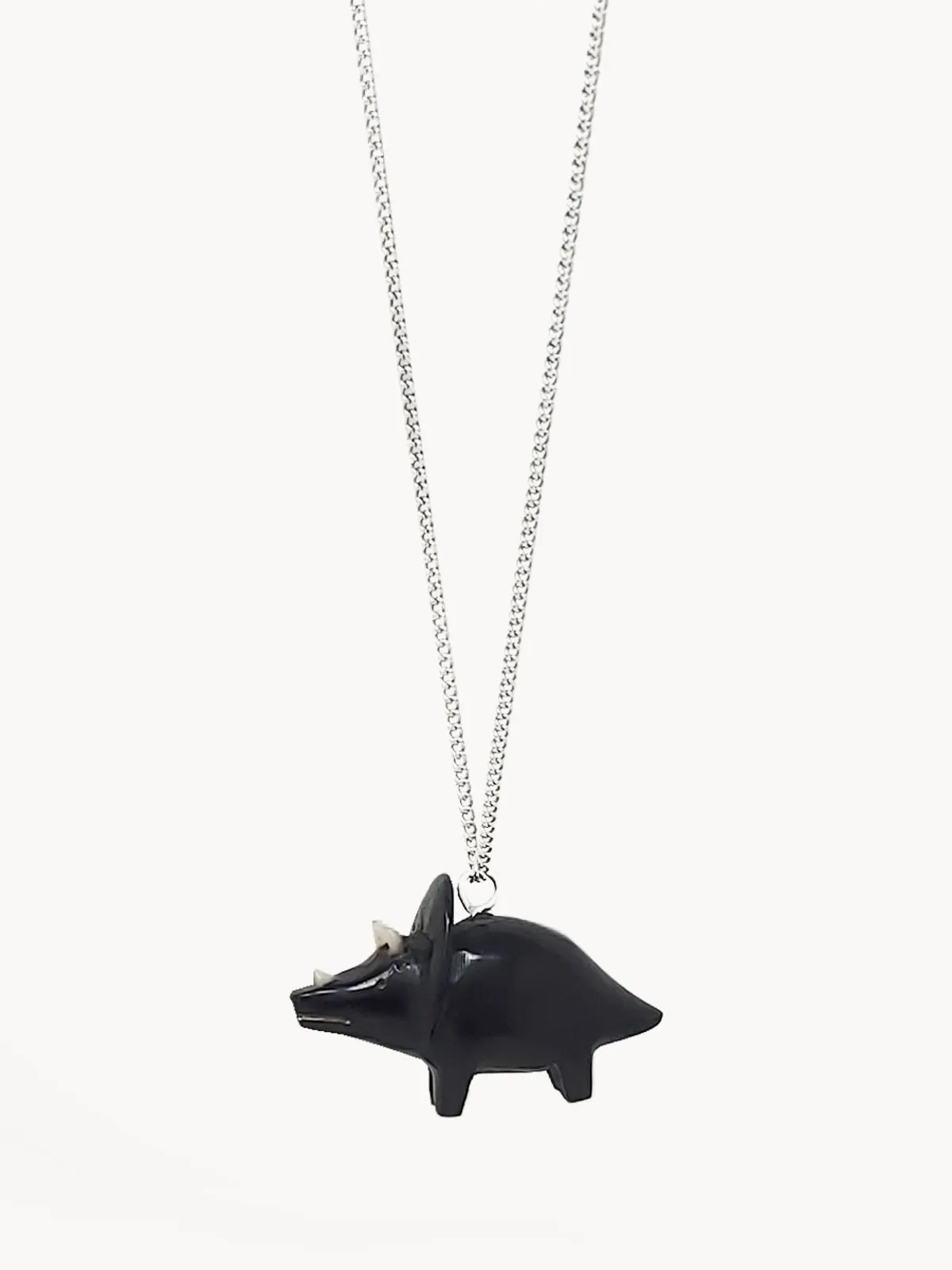 Dino Tagua Necklace - Tricera