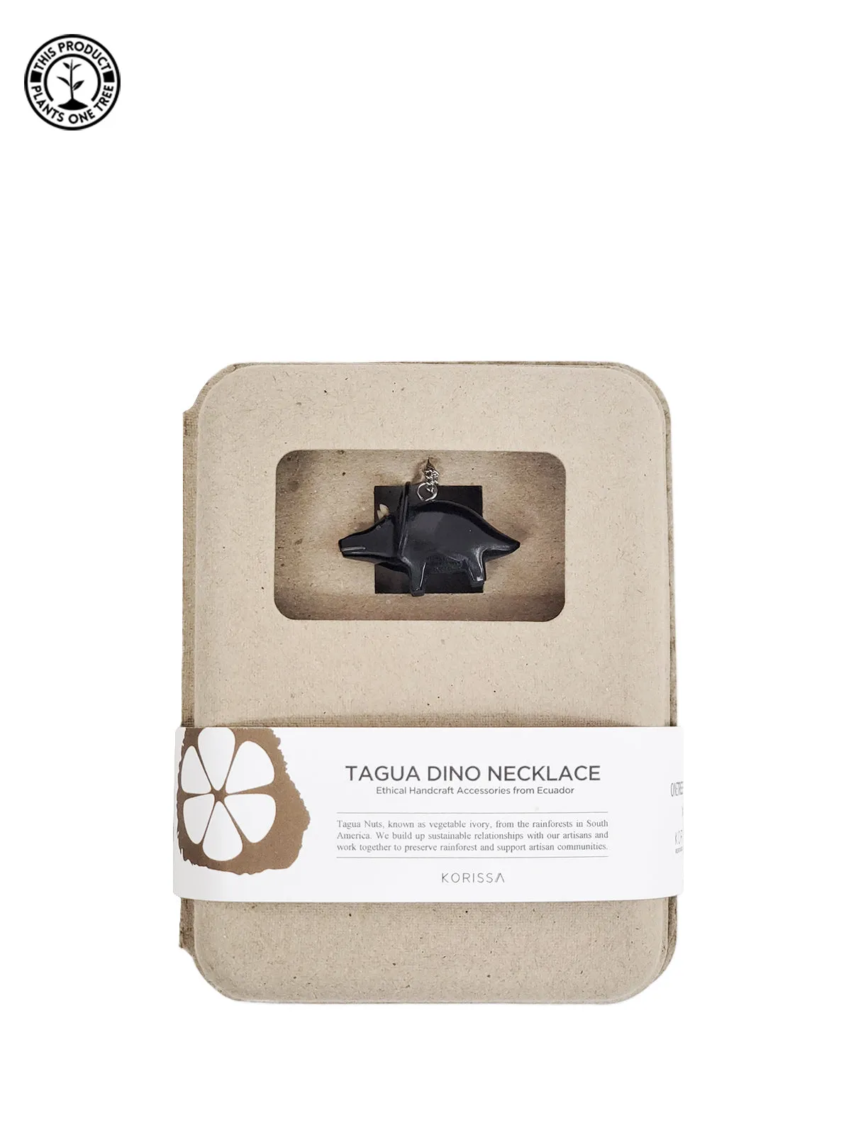 Dino Tagua Necklace - Tricera