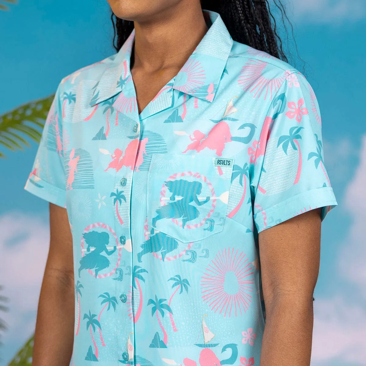 Disney's Moana "Wayfinding" – Women's KUNUFLEX Short Sleeve Shirt