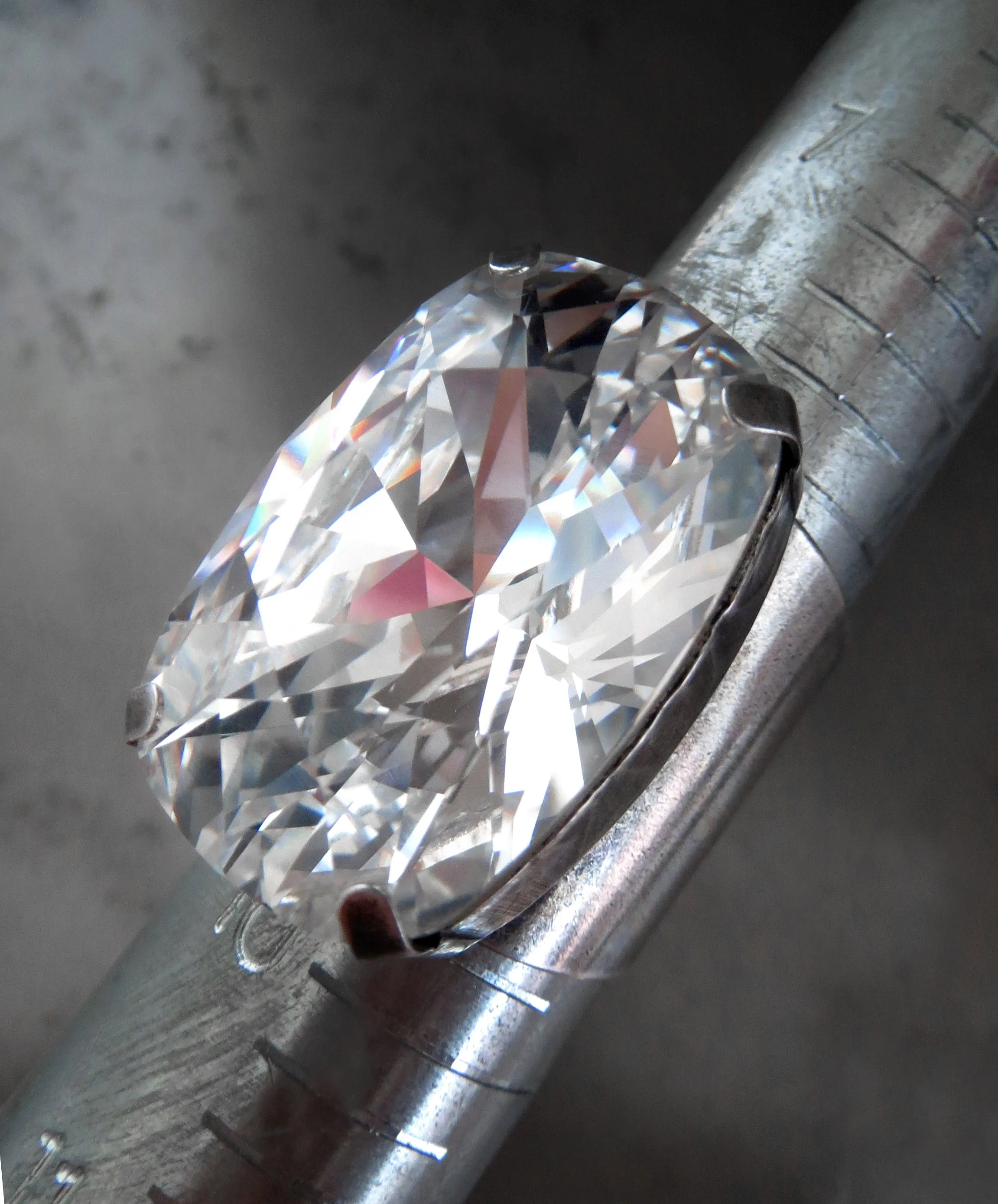 DIVINITY - Extra Large Clear Crystal Cocktail Ring