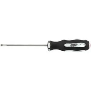 Draper Plain Slot Soft Grip Parallel Tip Screwdrivers, 3 X 75Mm Dr-34971