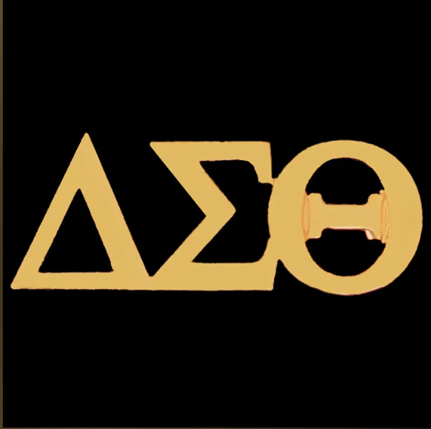 DST Greek Letter Tie Pin