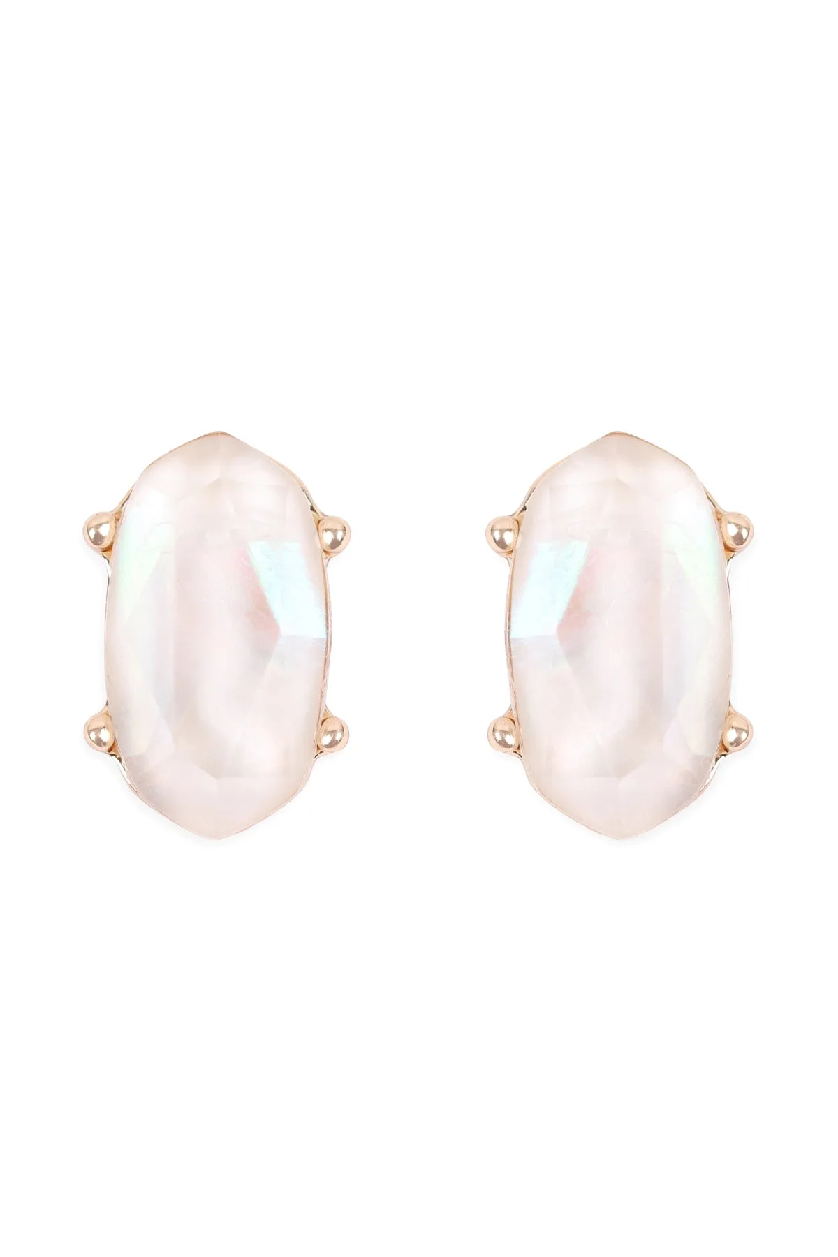 EA210 - PEARLIZED EPOXY POST EARRINGS