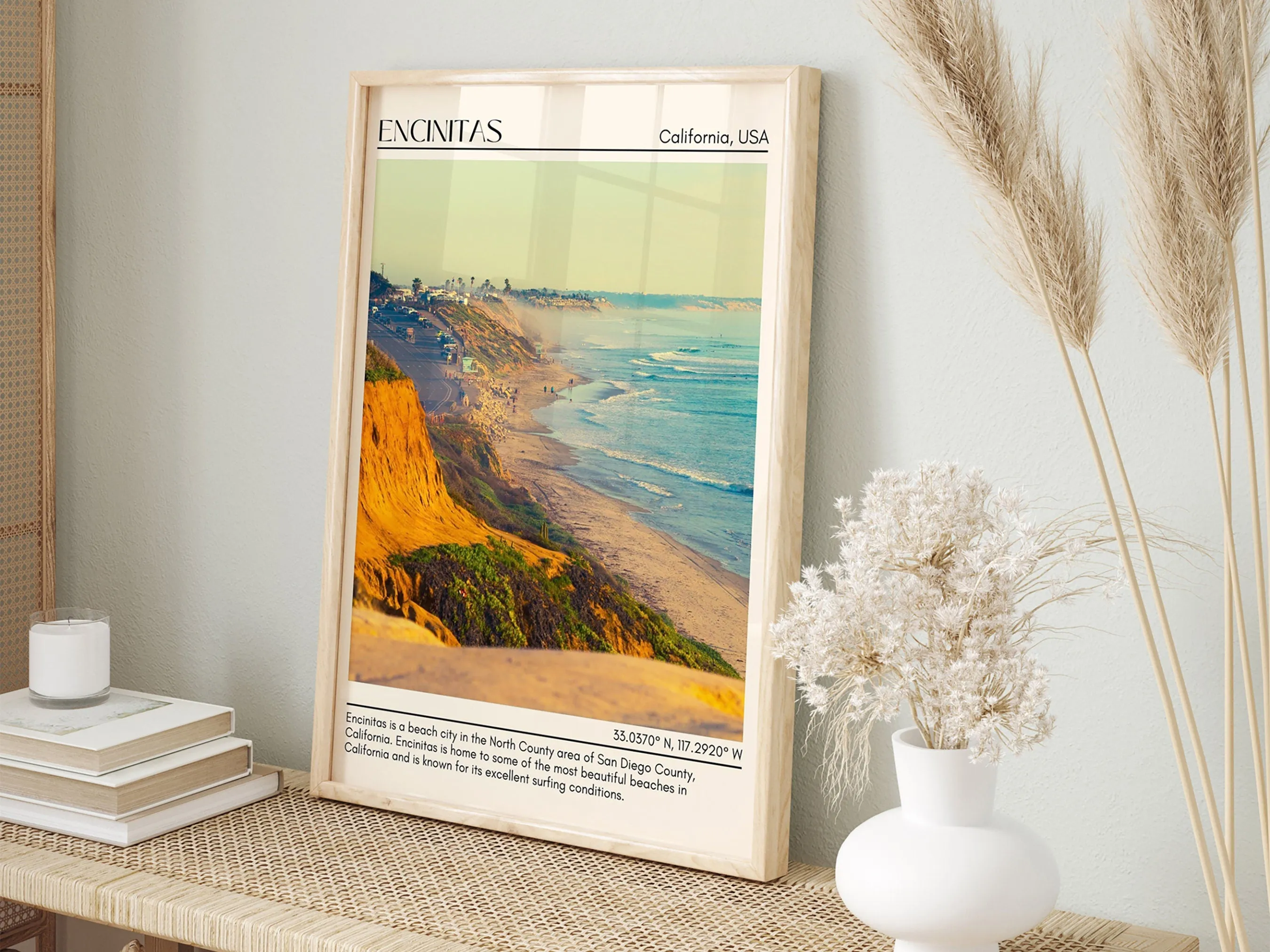 Encinitas Wall Art Canvas, California, USA
