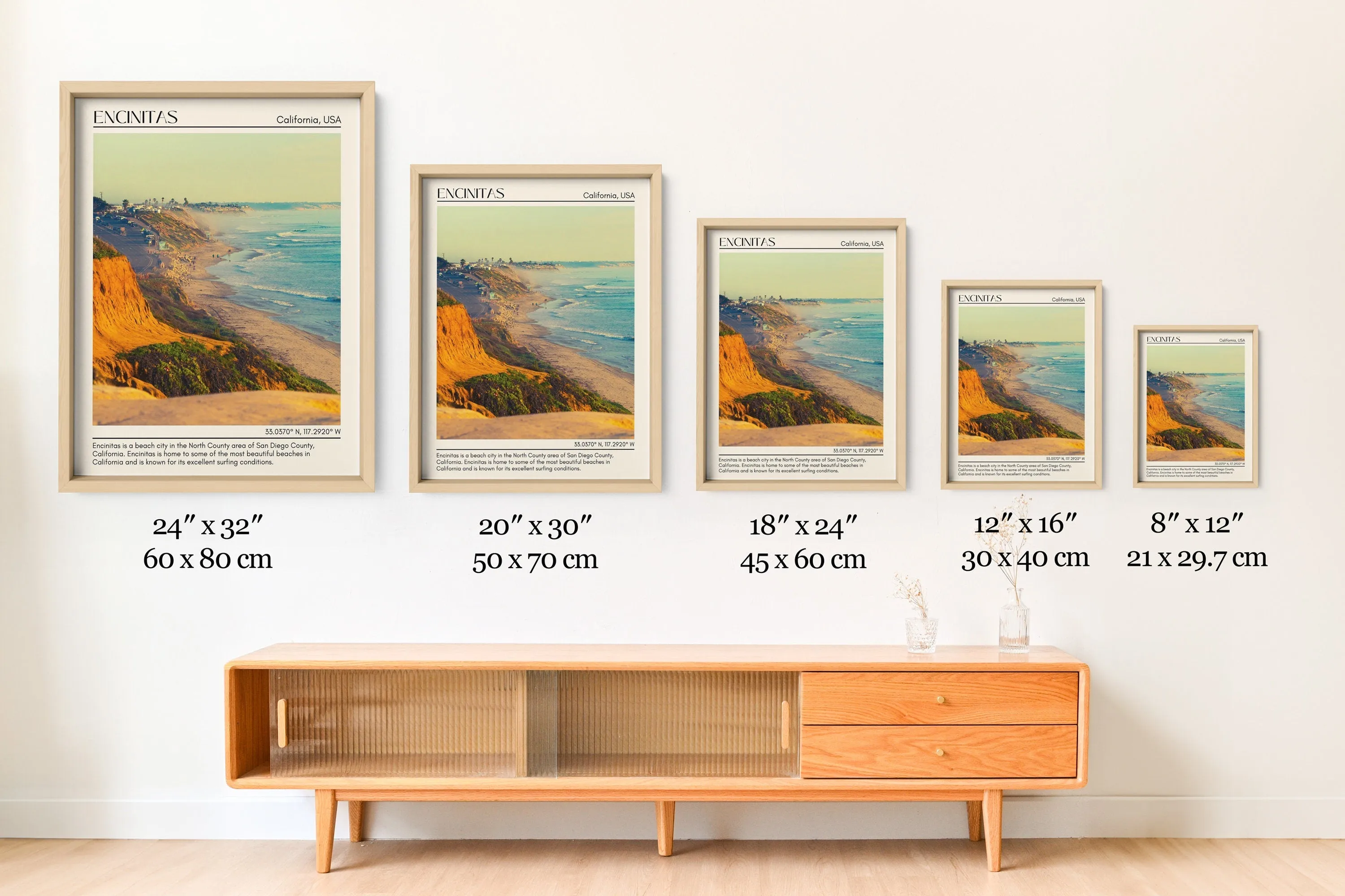 Encinitas Wall Art Canvas, California, USA