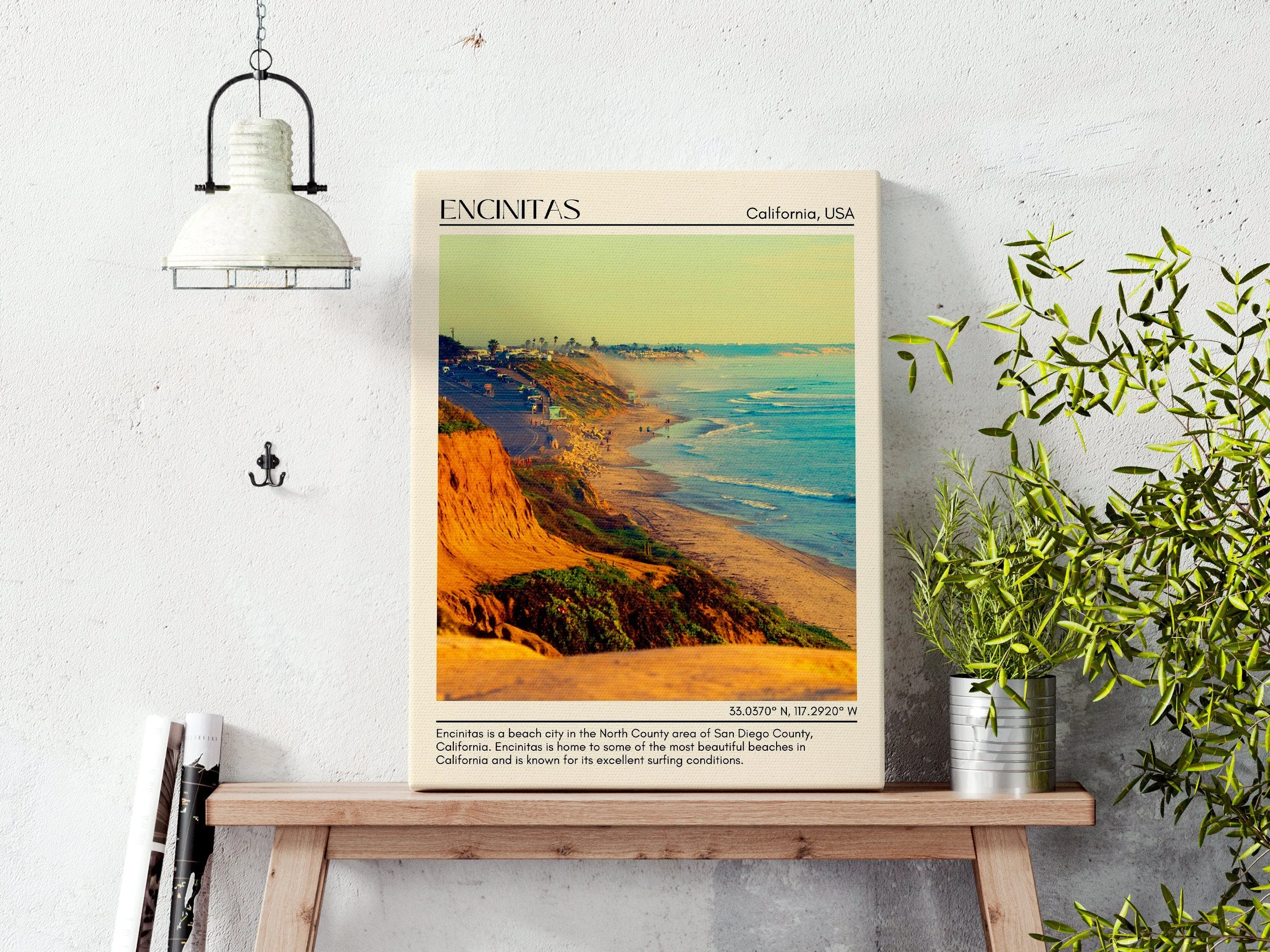Encinitas Wall Art Canvas, California, USA