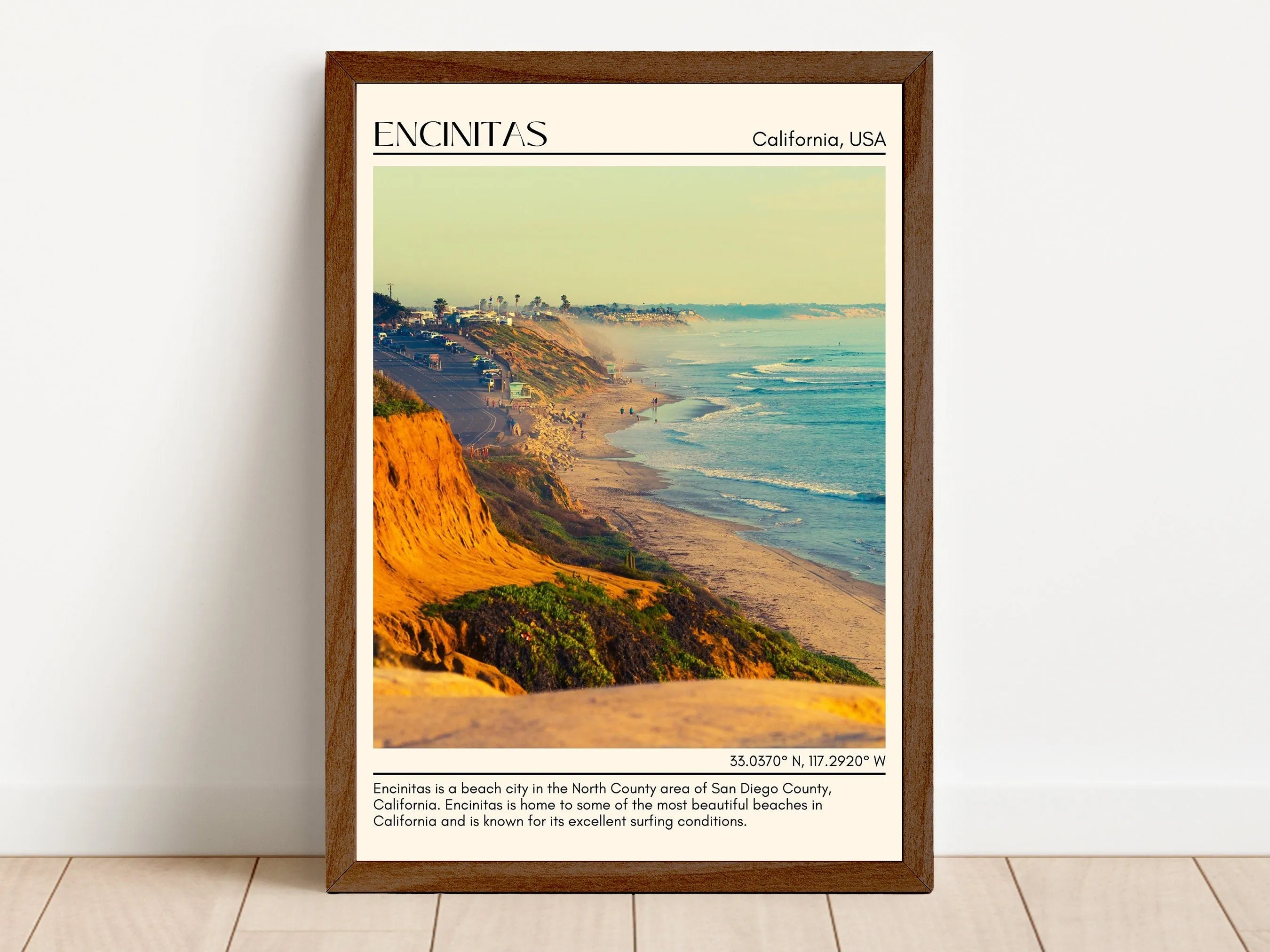 Encinitas Wall Art Canvas, California, USA