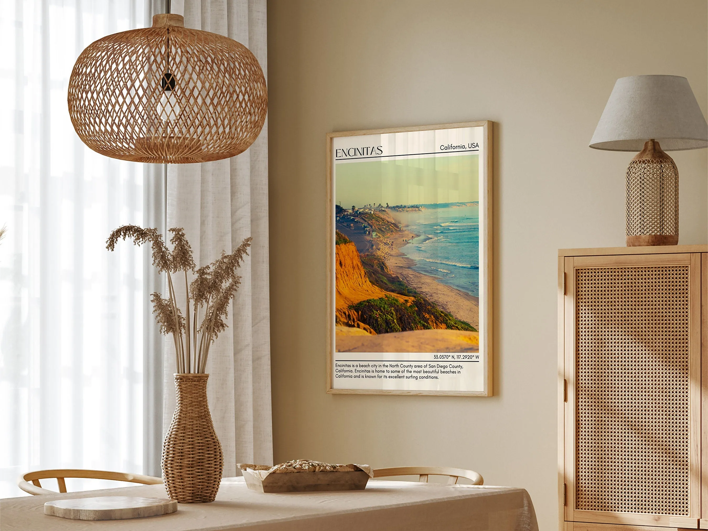 Encinitas Wall Art Canvas, California, USA