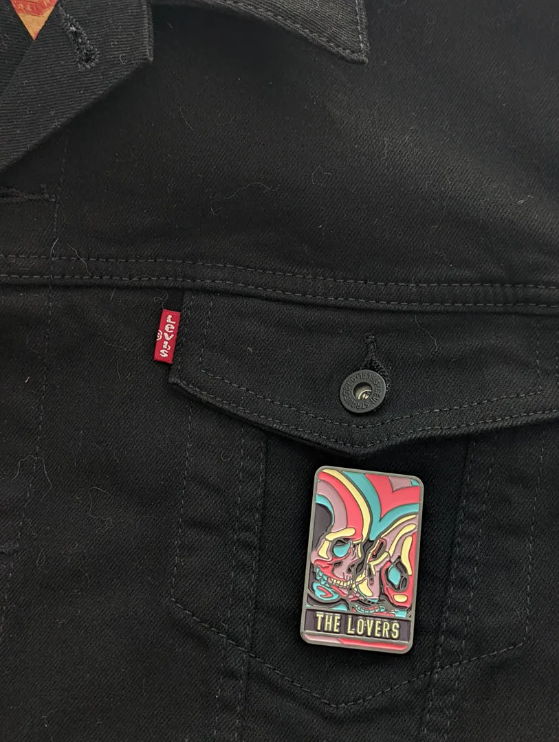 Eros Tarot: The Lovers Soft Enamel Pin