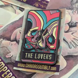 Eros Tarot: The Lovers Soft Enamel Pin