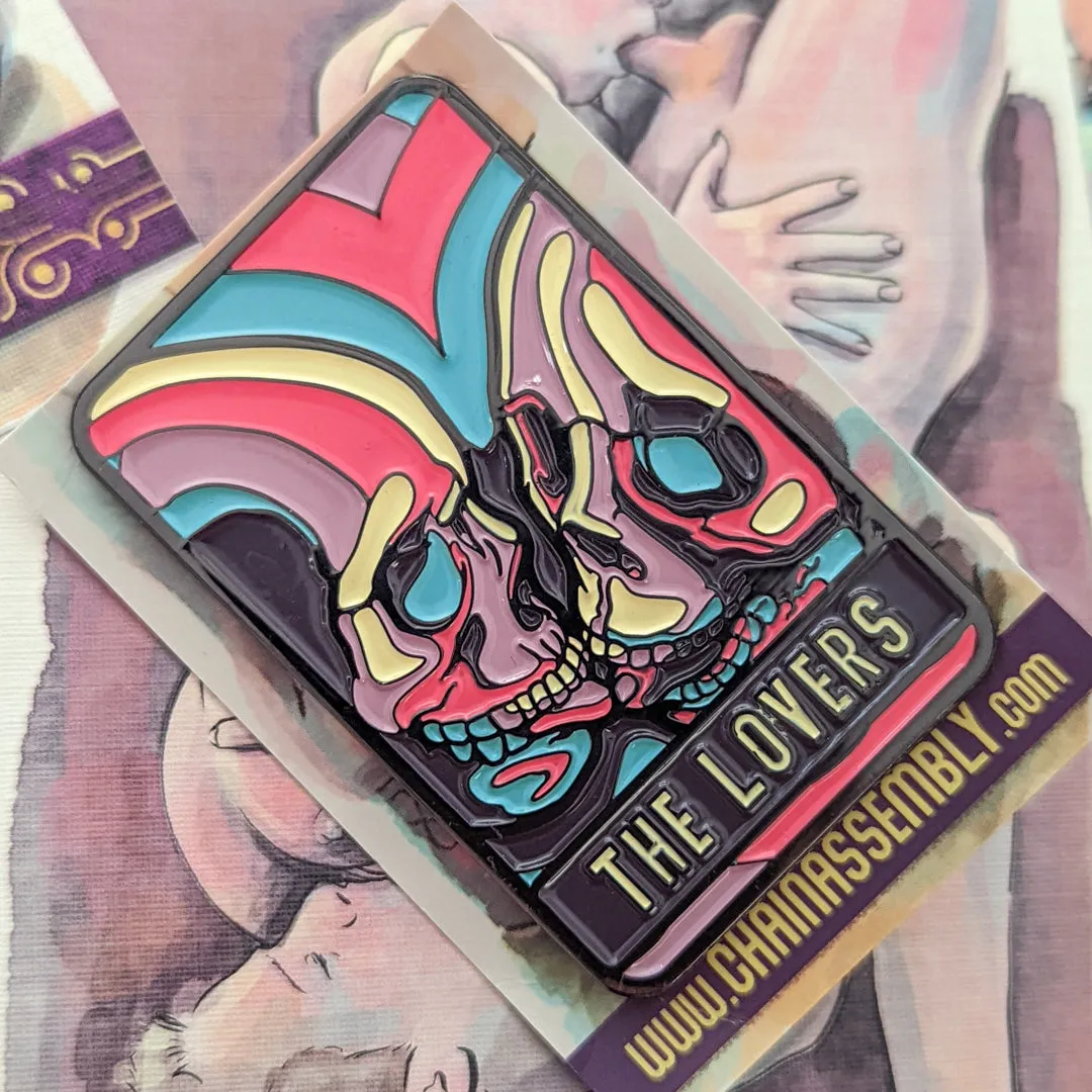 Eros Tarot: The Lovers Soft Enamel Pin