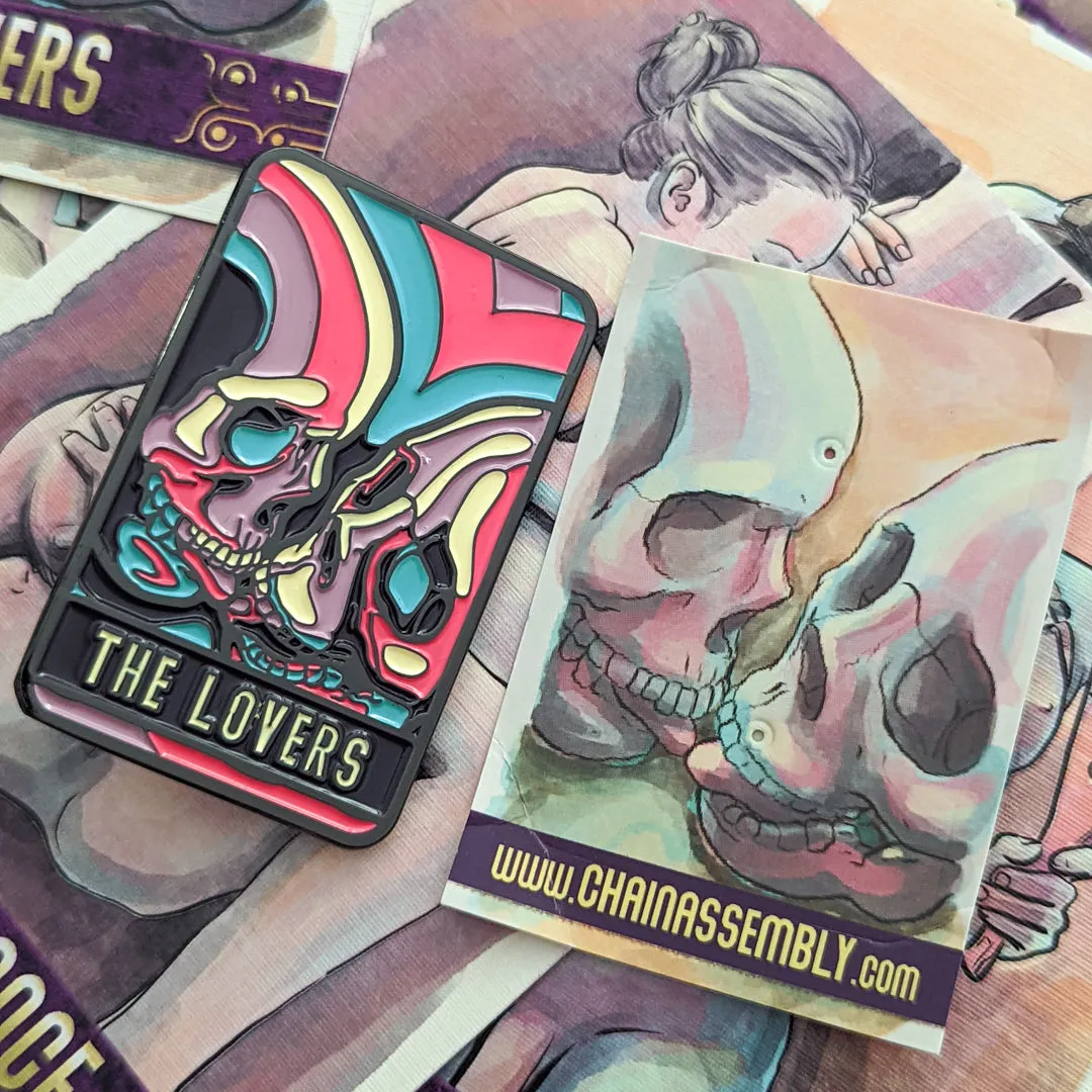 Eros Tarot: The Lovers Soft Enamel Pin