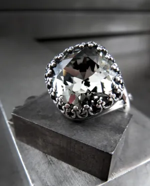 ETERNITY - Romantic Black Diamond Crystal Ring