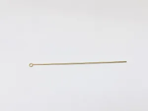 Eye pin 14k gold filled, 029”X3”, 22 gauge wire, 329C-3.00(14KGF)