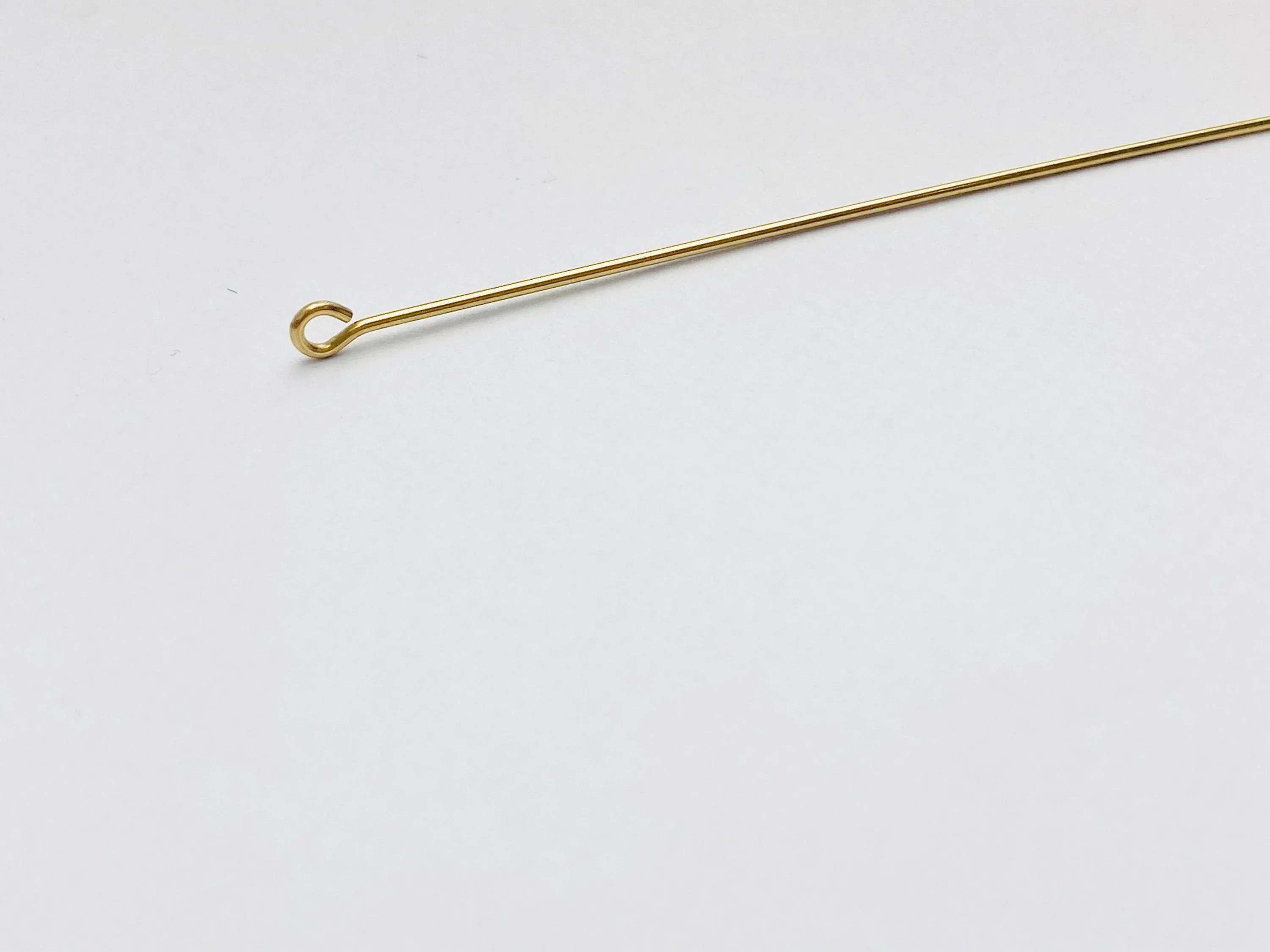 Eye pin 14k gold filled, 029”X3”, 22 gauge wire, 329C-3.00(14KGF)