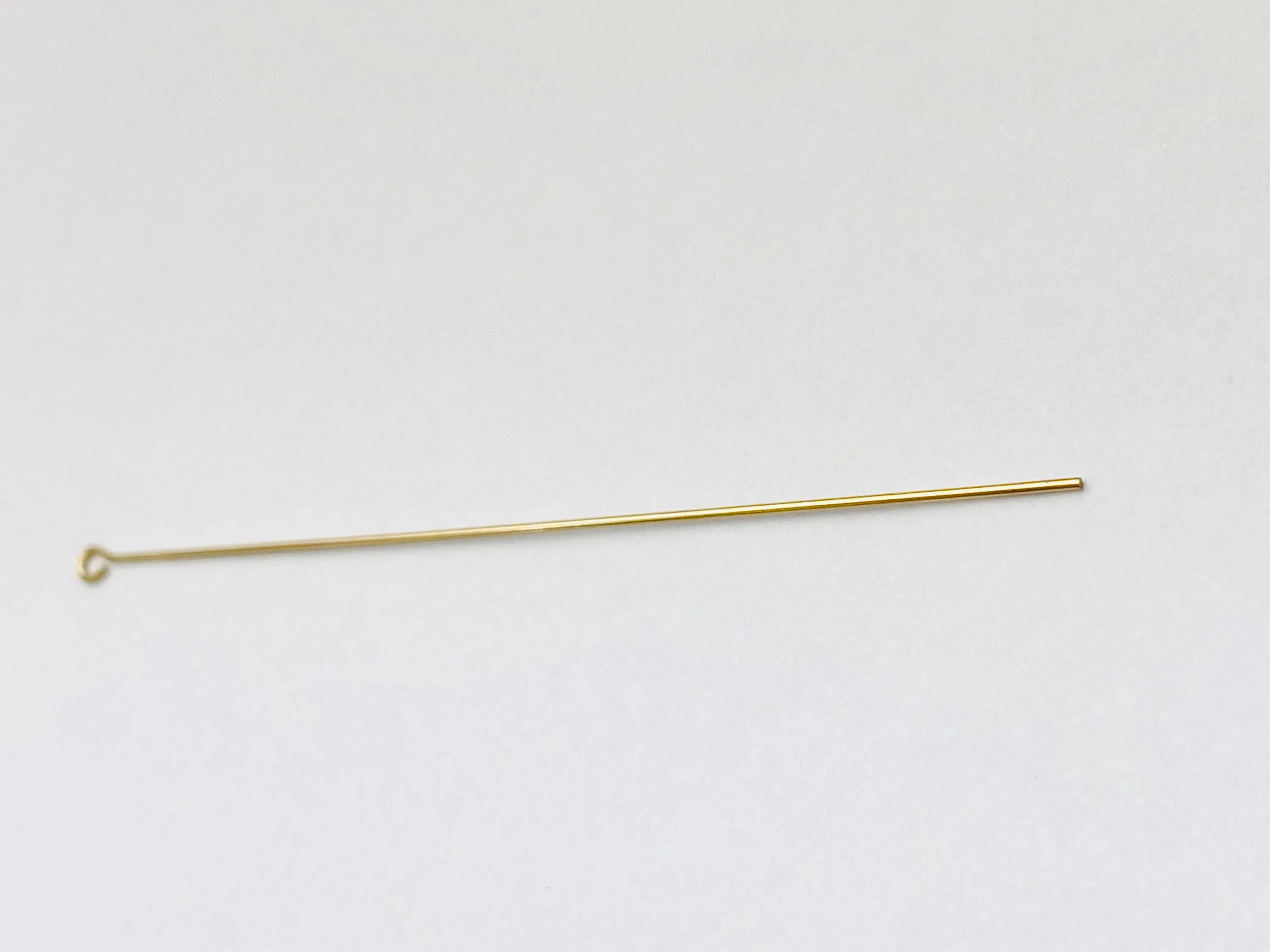 Eye pin 14k gold filled, 029”X3”, 22 gauge wire, 329C-3.00(14KGF)