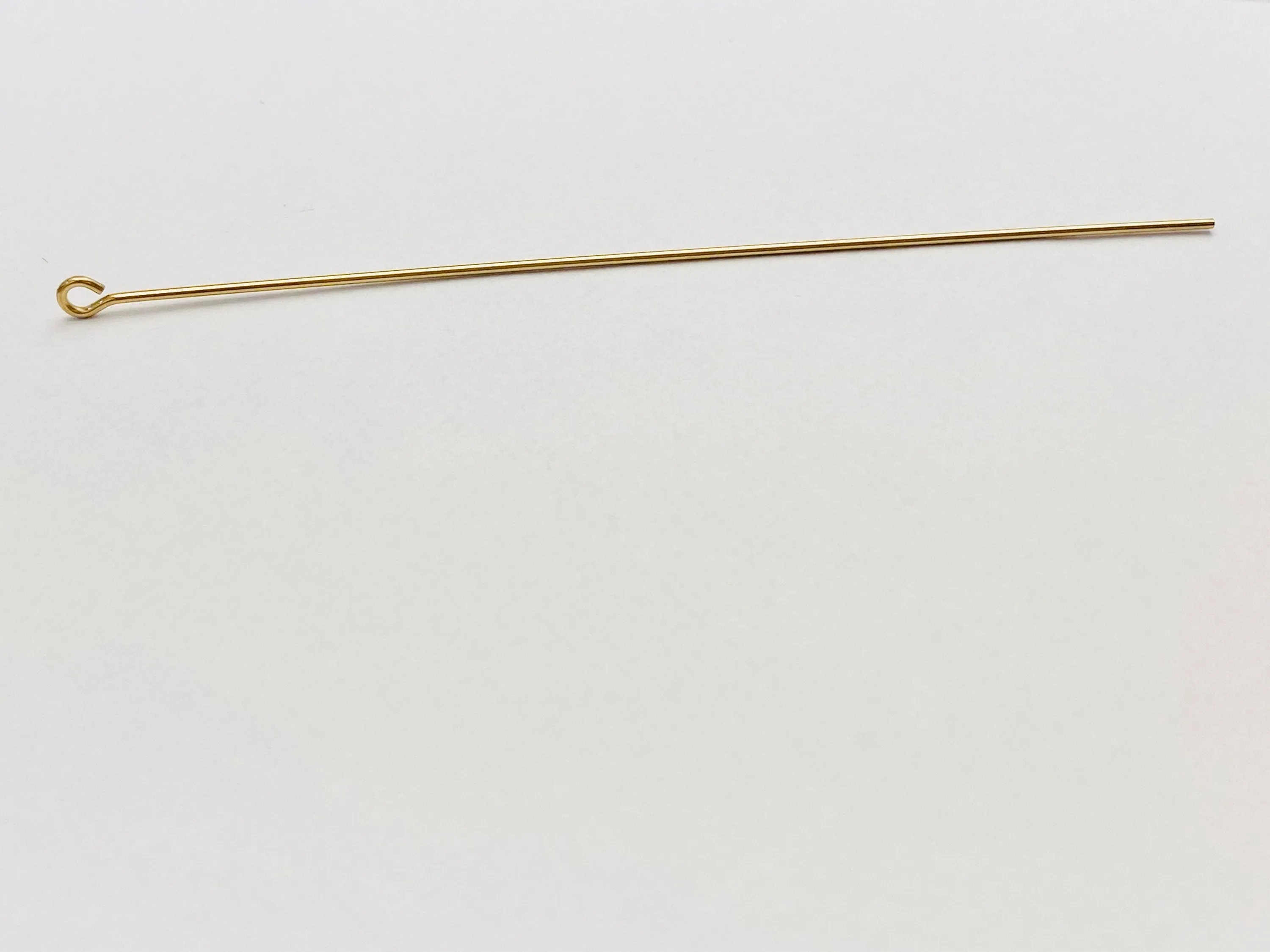 Eye pin 14k gold filled, 029”X3”, 22 gauge wire, 329C-3.00(14KGF)