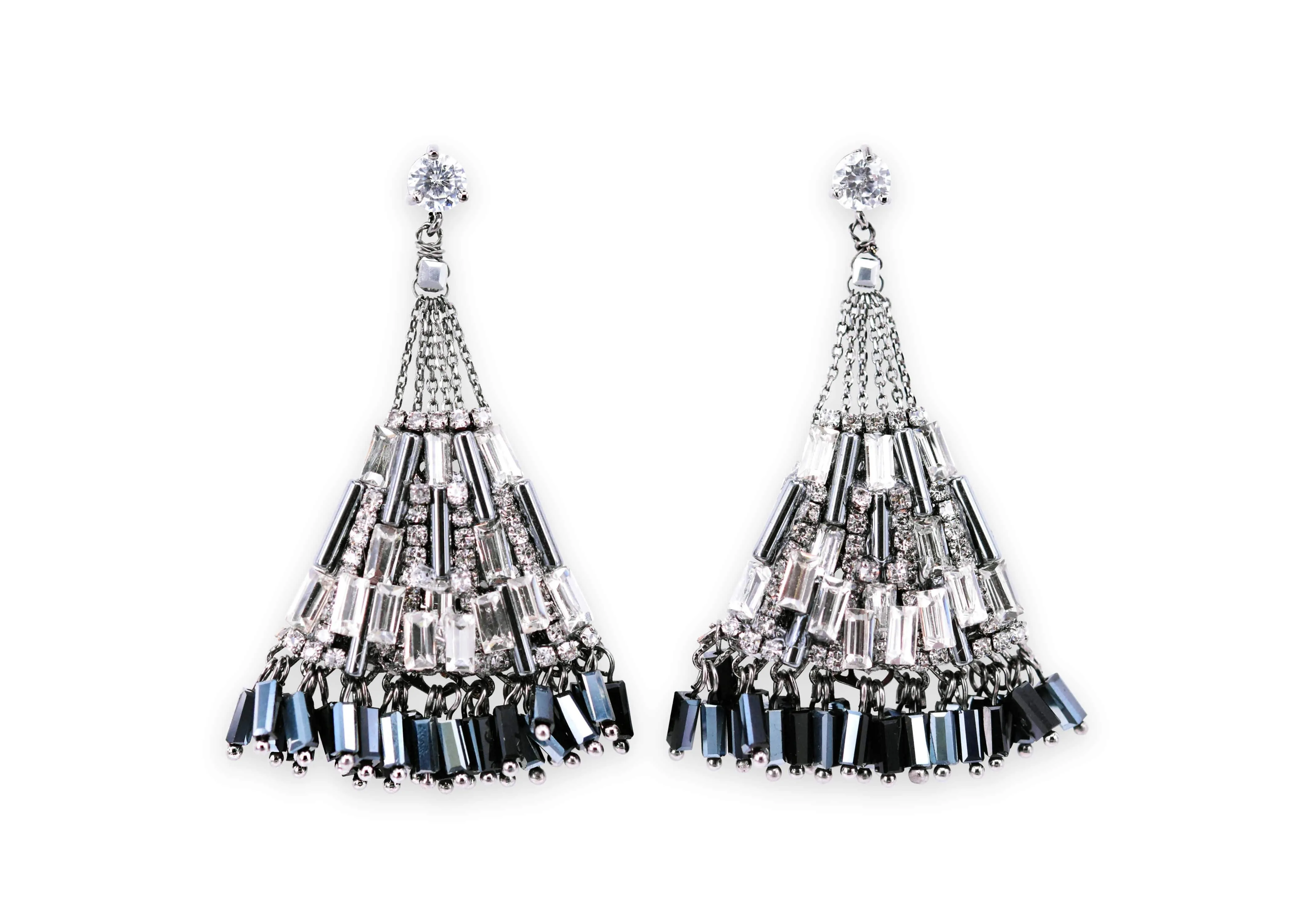 Fashion queen sparkling crystal drops