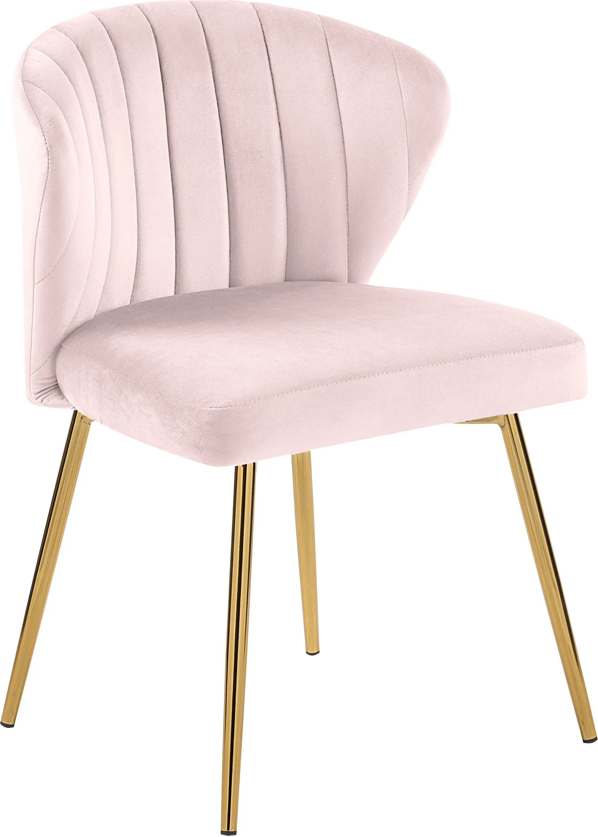 Finley Pink Velvet Dining Chair
