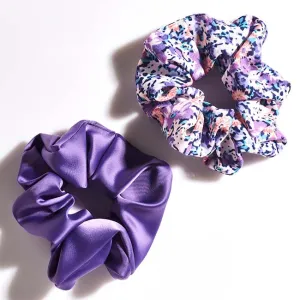 Floral Collection Orchid Scrunchie Set