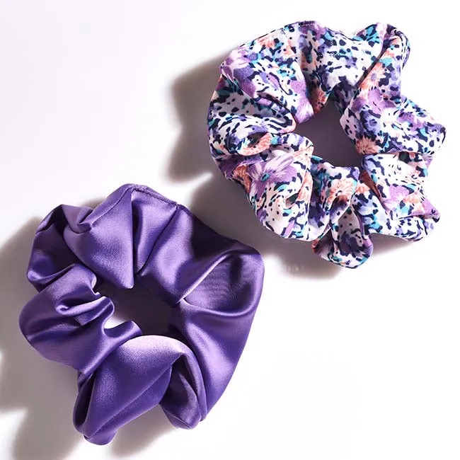 Floral Collection Orchid Scrunchie Set