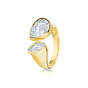Florence Adjustable Ring -Gold