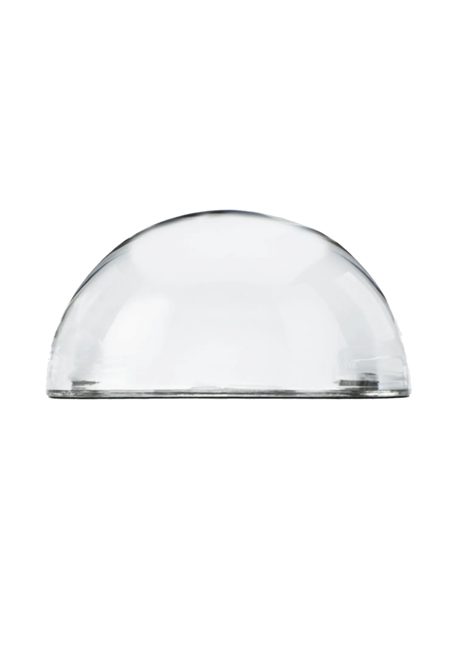 French Envelope Heart Crystal Dome Paperweight