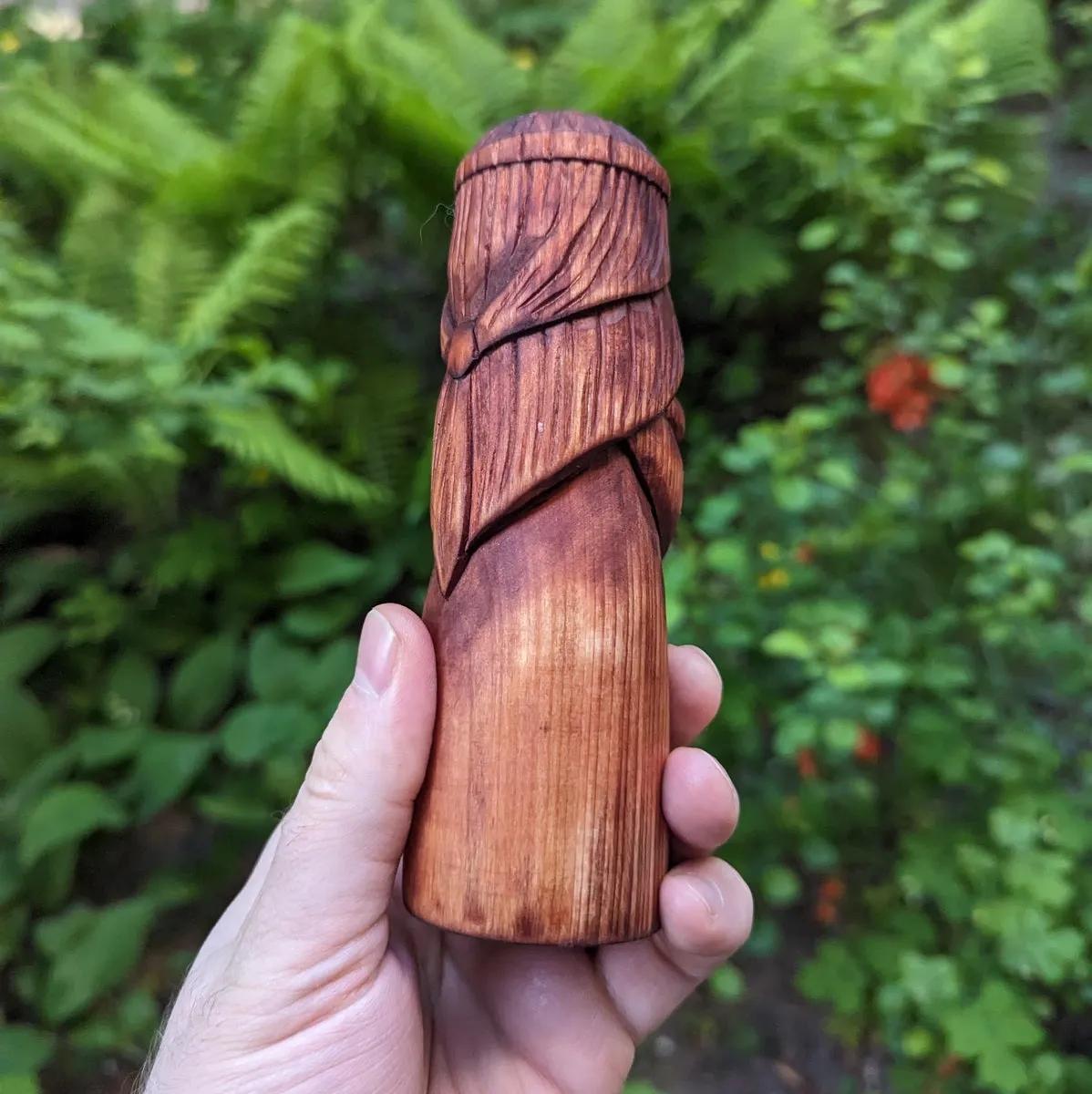 Freya wooden figurine