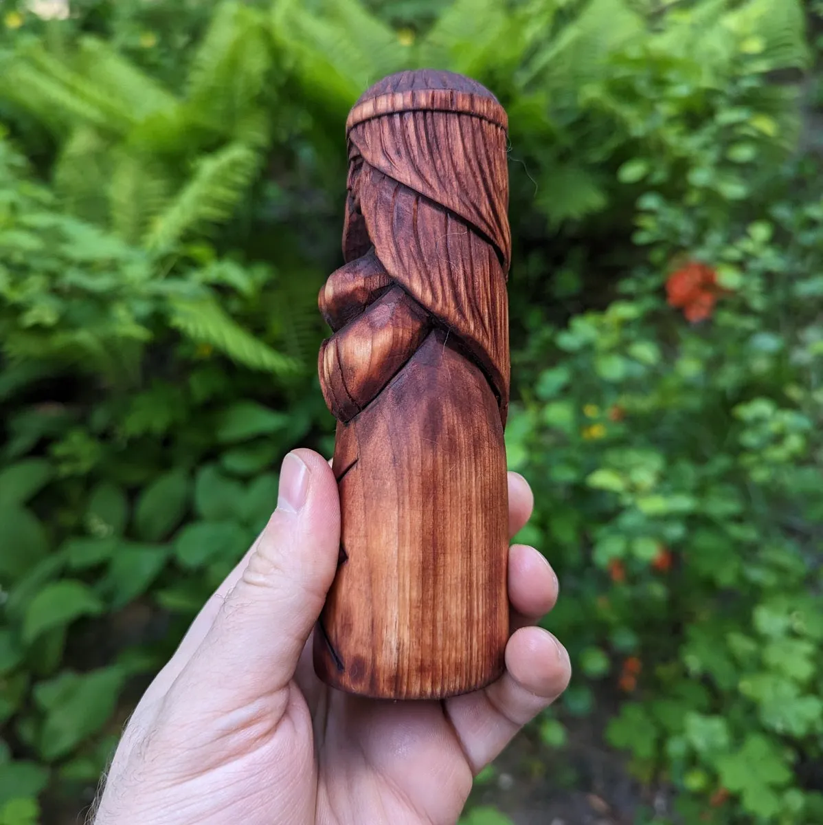 Freya wooden figurine