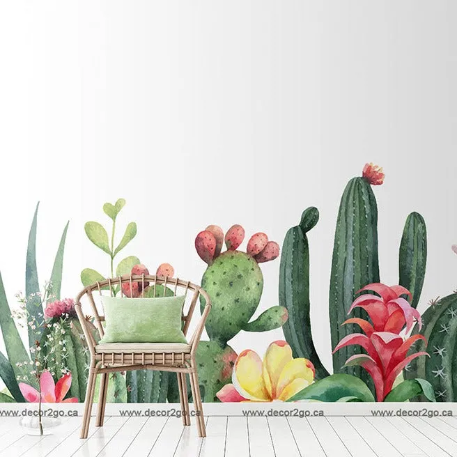 Garden of Cactus Wallpaper Mural