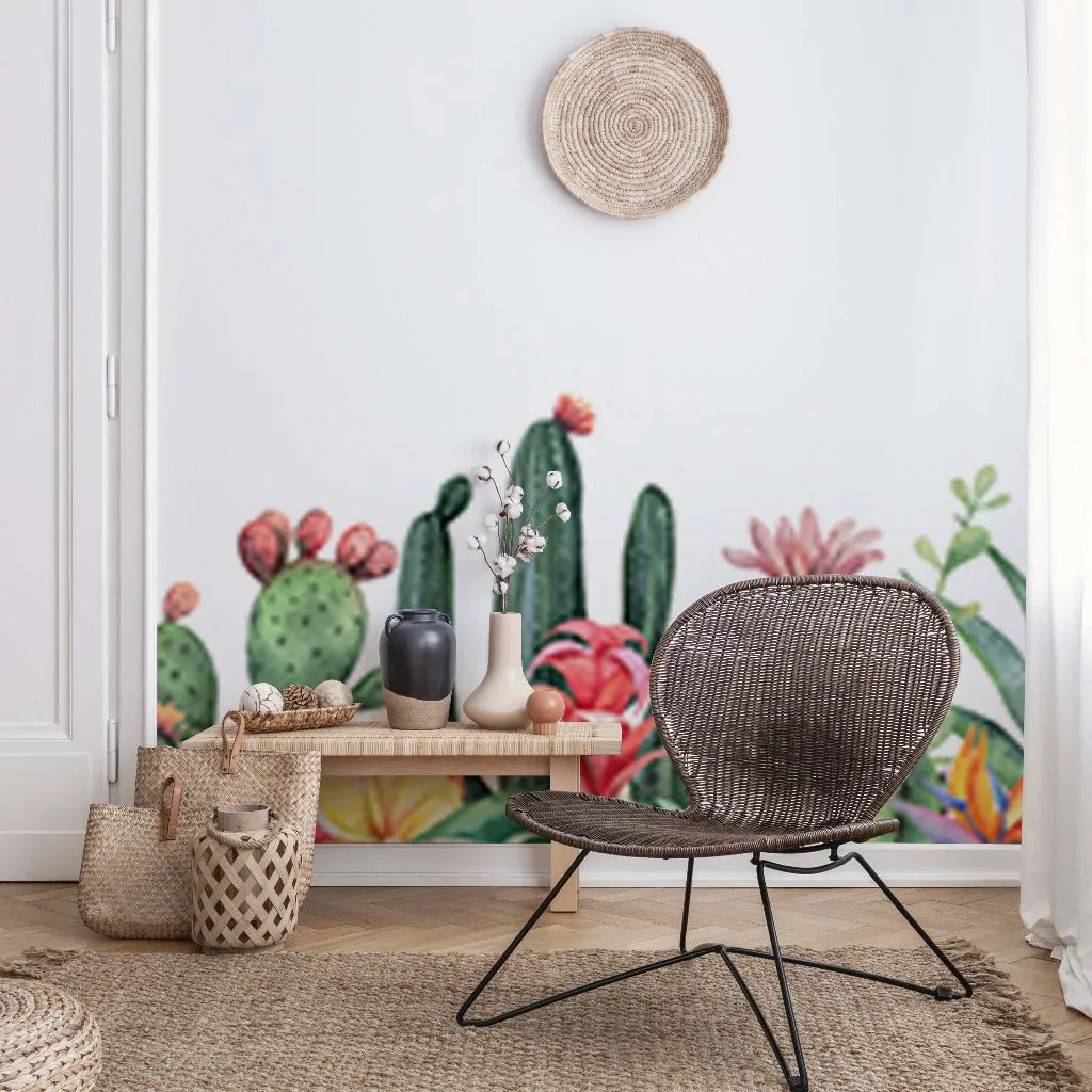 Garden of Cactus Wallpaper Mural