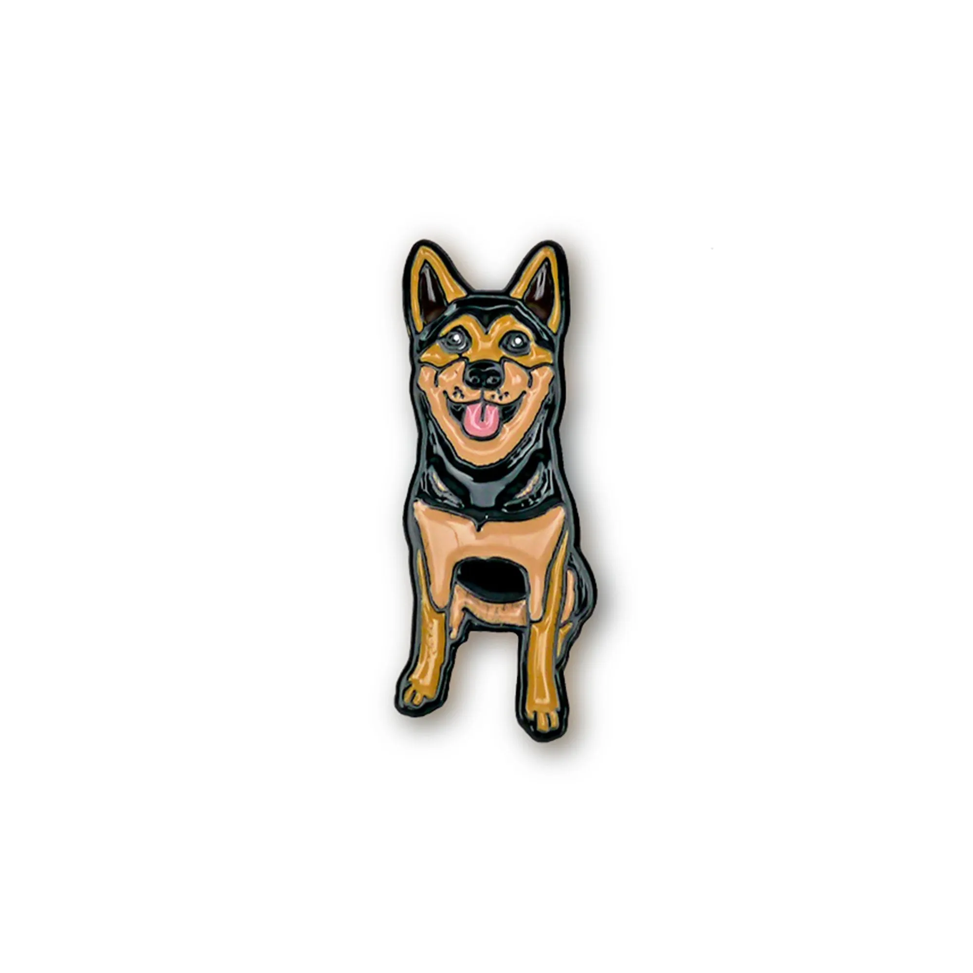 German Shepherd (Brown) Dog Puppy Lapel Enamel Pin