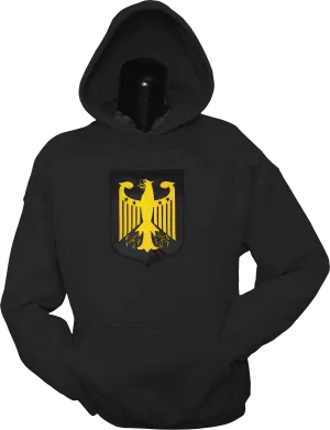 Germany Shield Hoodie Black Gold