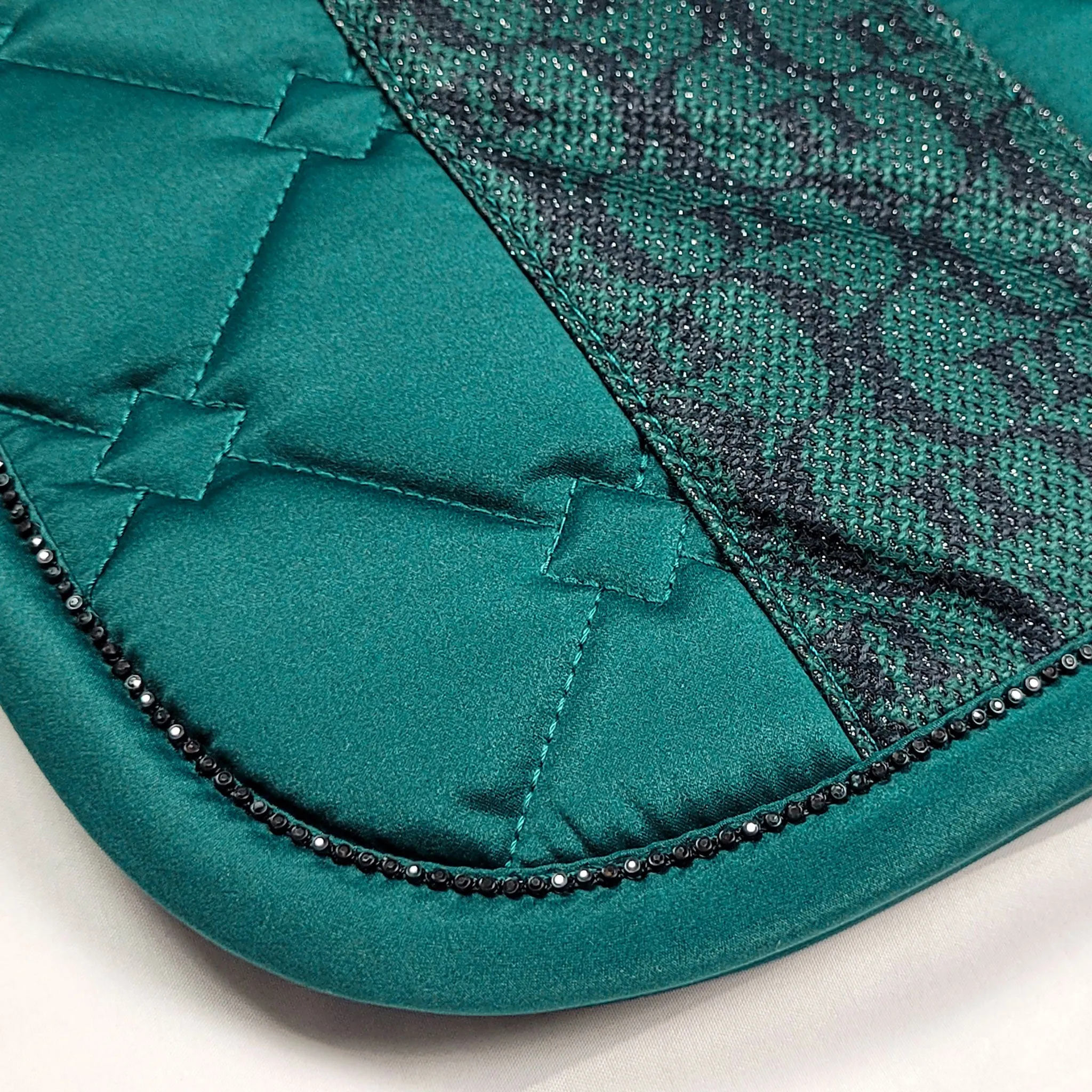 Glamour Dressage Saddlecloth Deep Green