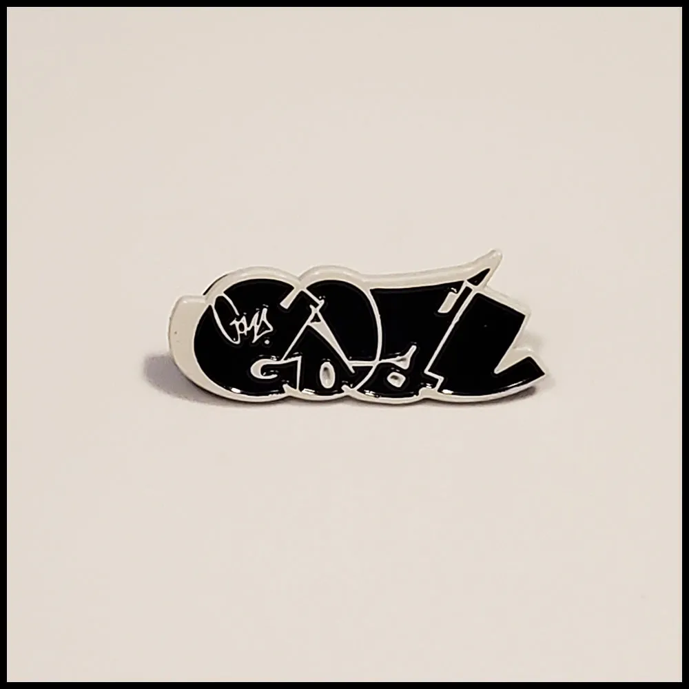 Goal GOMD Black Throwie - Enamel Pin