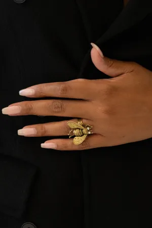 Golden Bee Ring