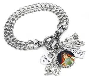 Gypsy Fortune Teller Charm Bracelet