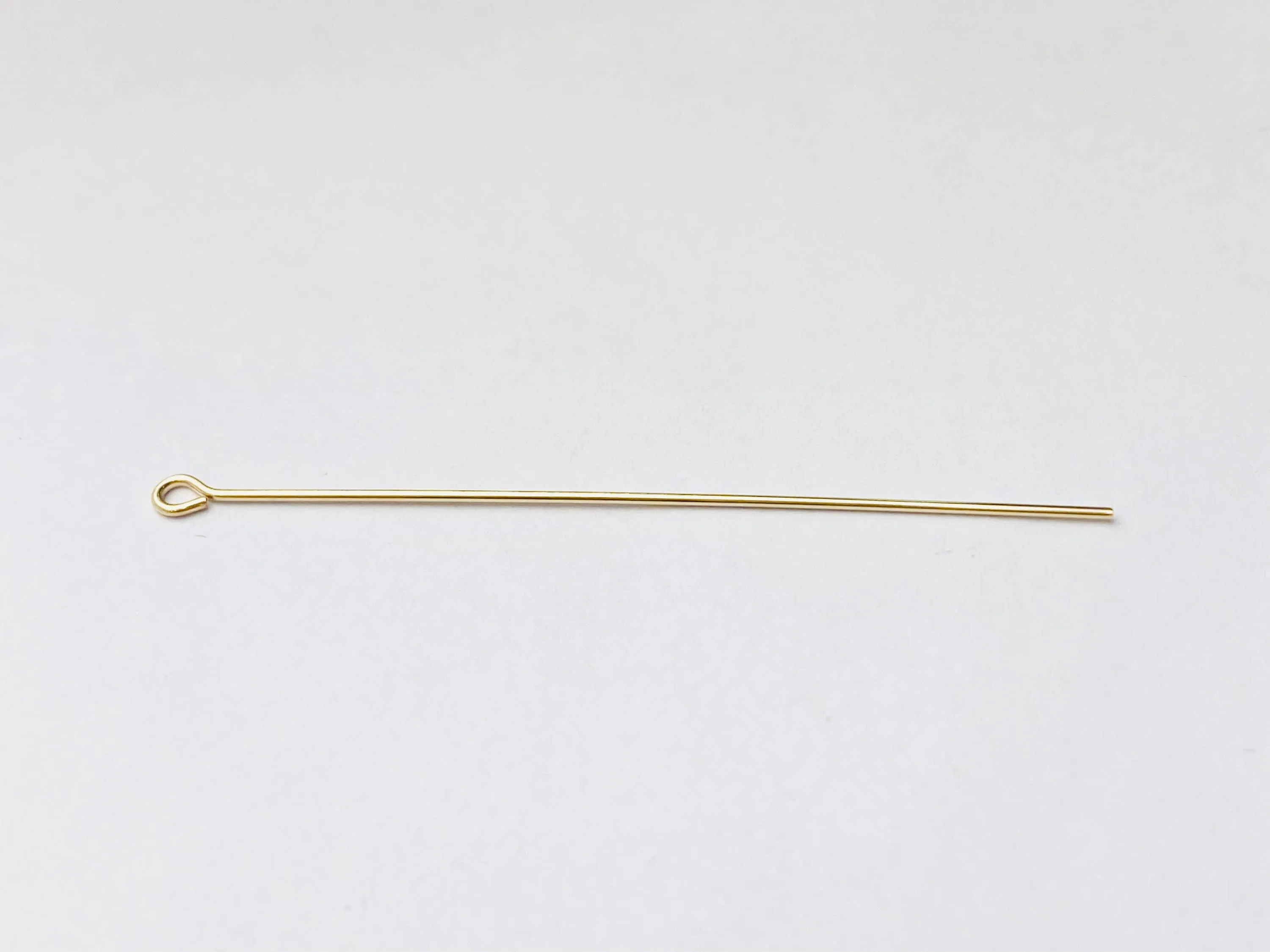 Head pin, 14k gold filled, Head pin 027 “X2” 22 gauge, 327-2.00(14KGF)