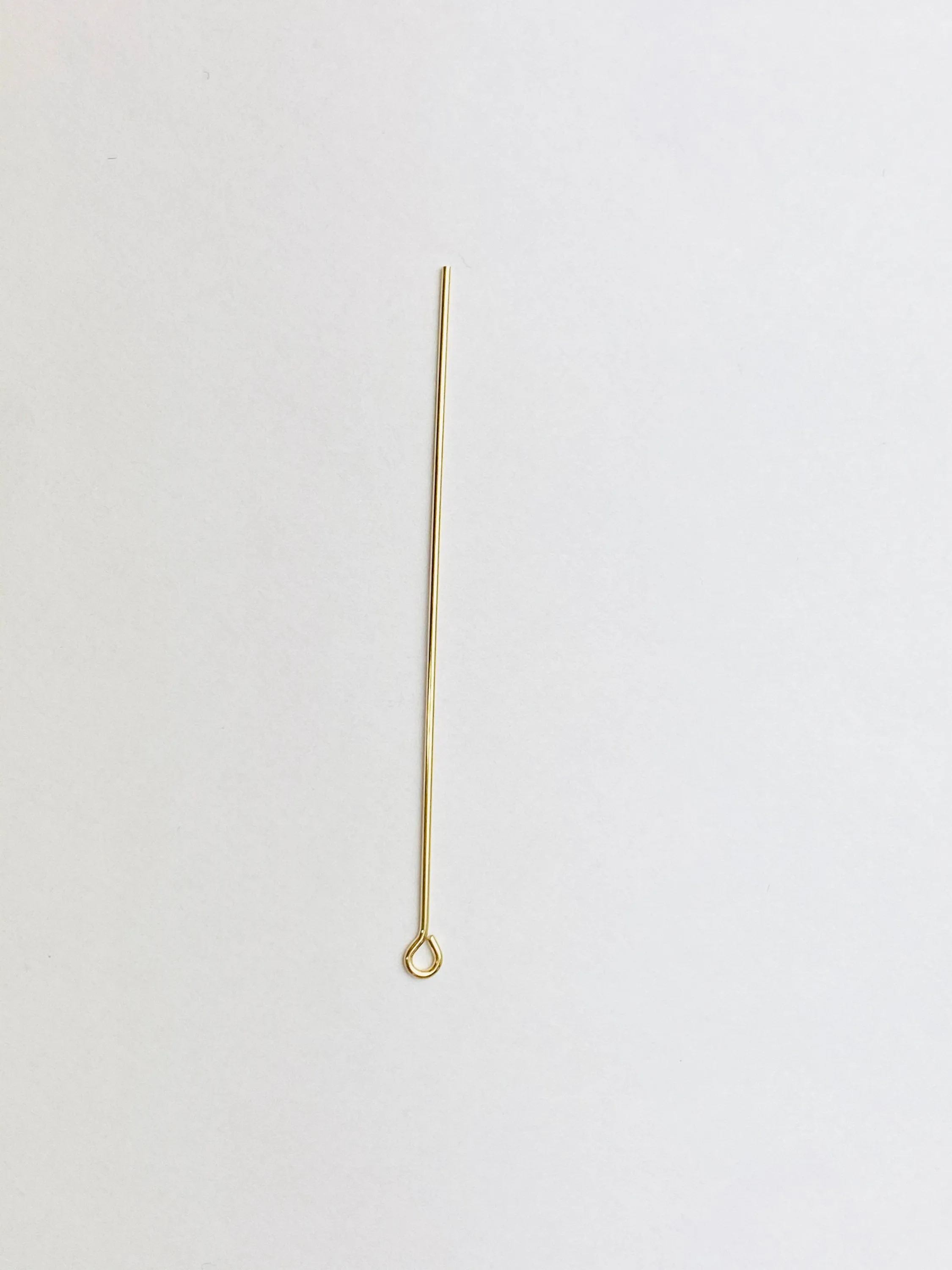 Head pin, 14k gold filled, Head pin 027 “X2” 22 gauge, 327-2.00(14KGF)