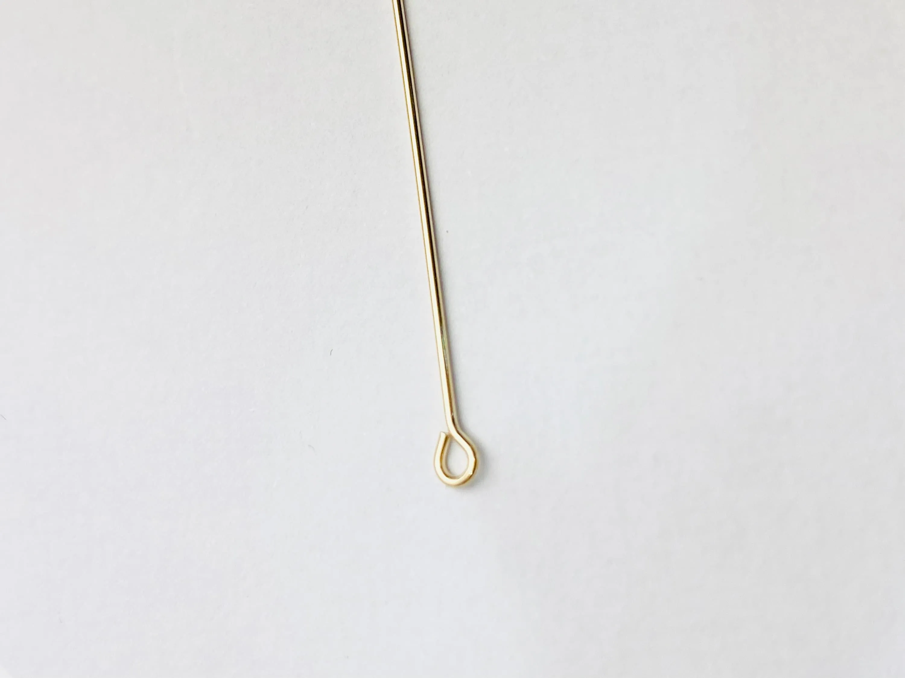Head pin, 14k gold filled, Head pin 027 “X2” 22 gauge, 327-2.00(14KGF)