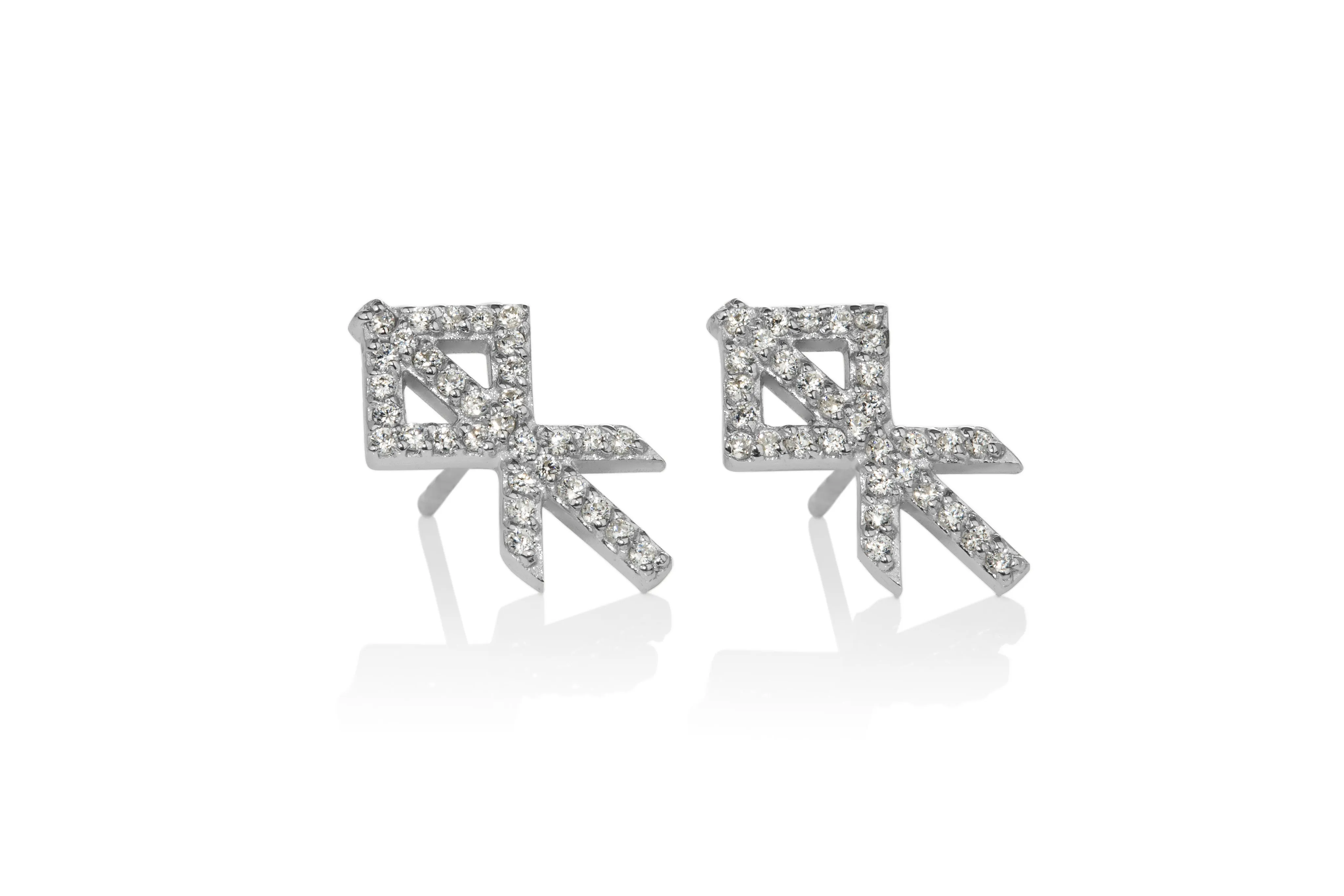 Heart / Hjarta Crystal Studs