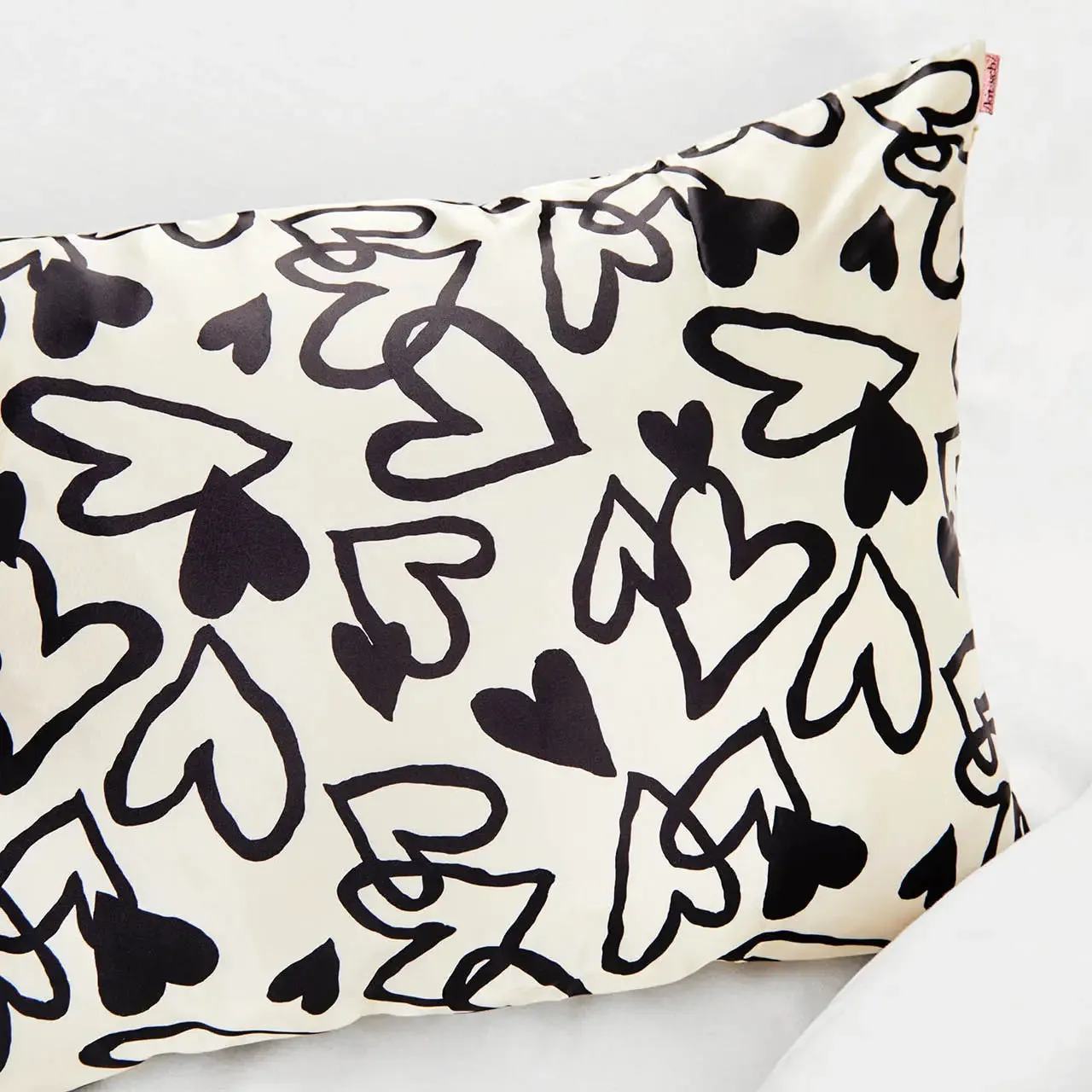 Heart Satin Pillowcase - Standard