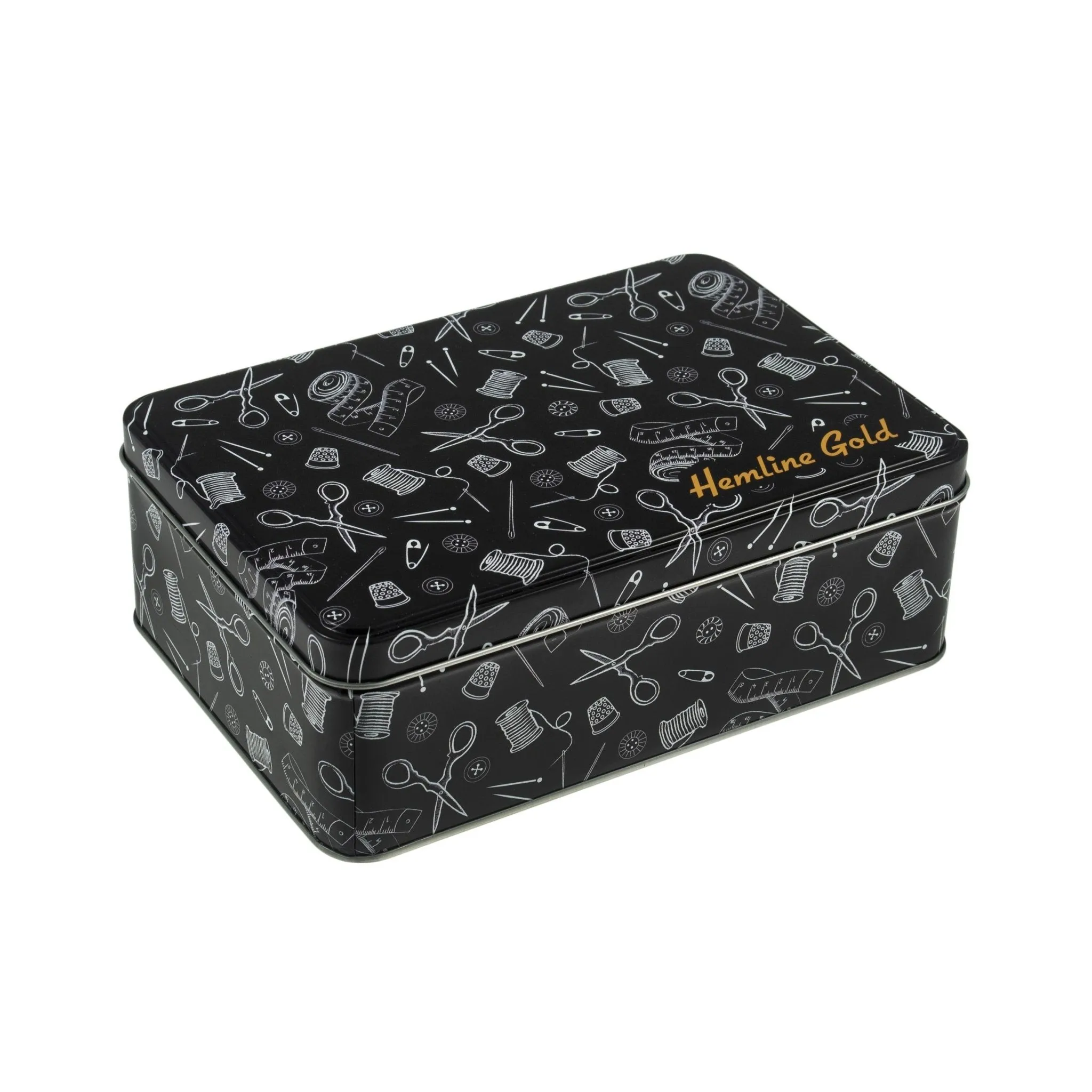 Hemline Gold | Large Sewing Accessories Tin