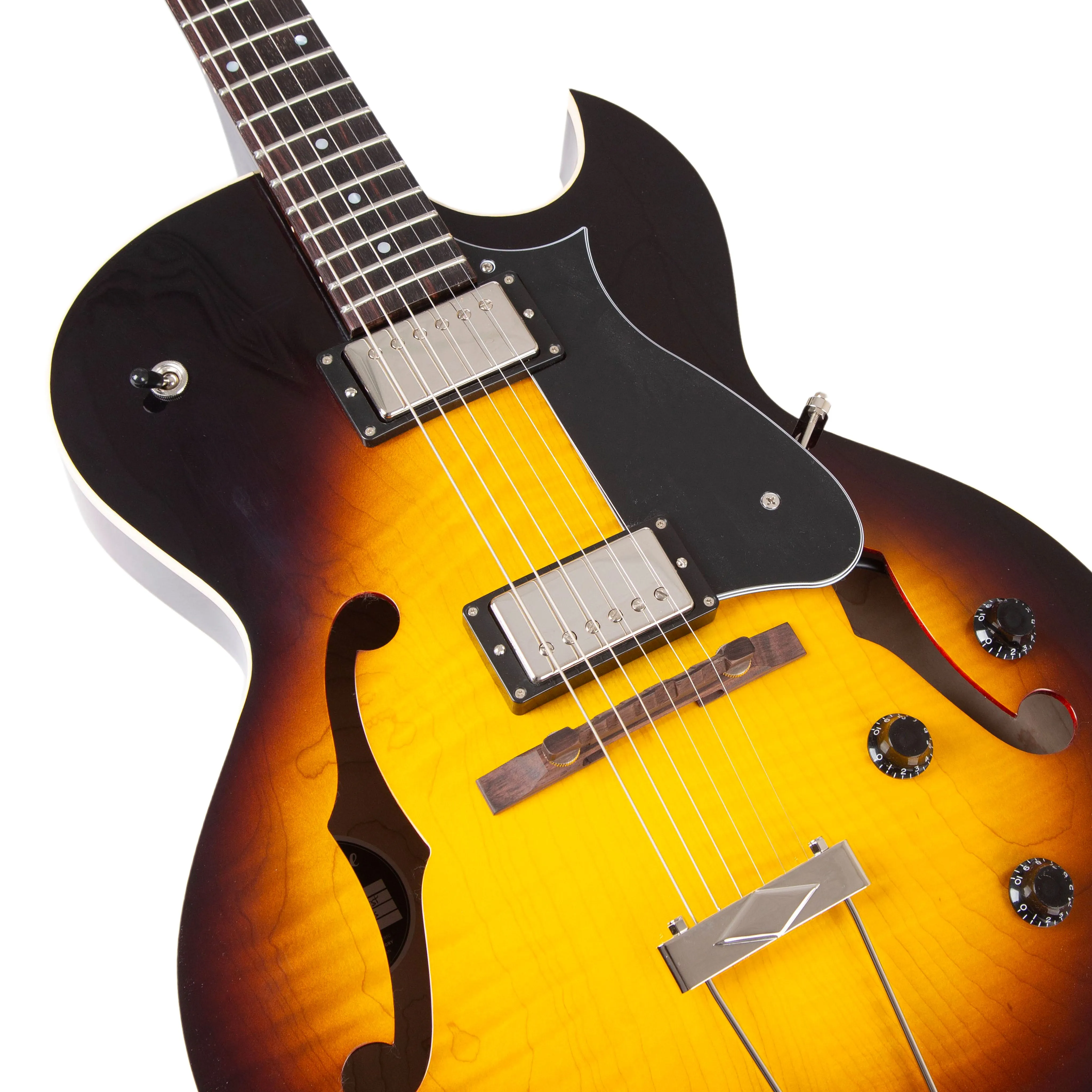 Heritage Standard Collection H-575 Hollow Electric Guitar with Case, Original Sunburst