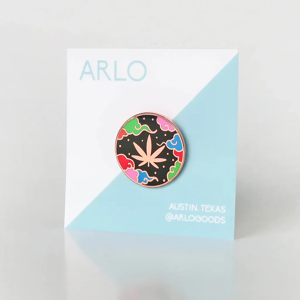 In A Haze Enamel Pin