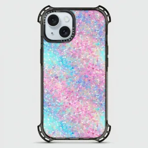 iPhone 14 Plus Case Bounce — Pastel Multicolor Glitter
