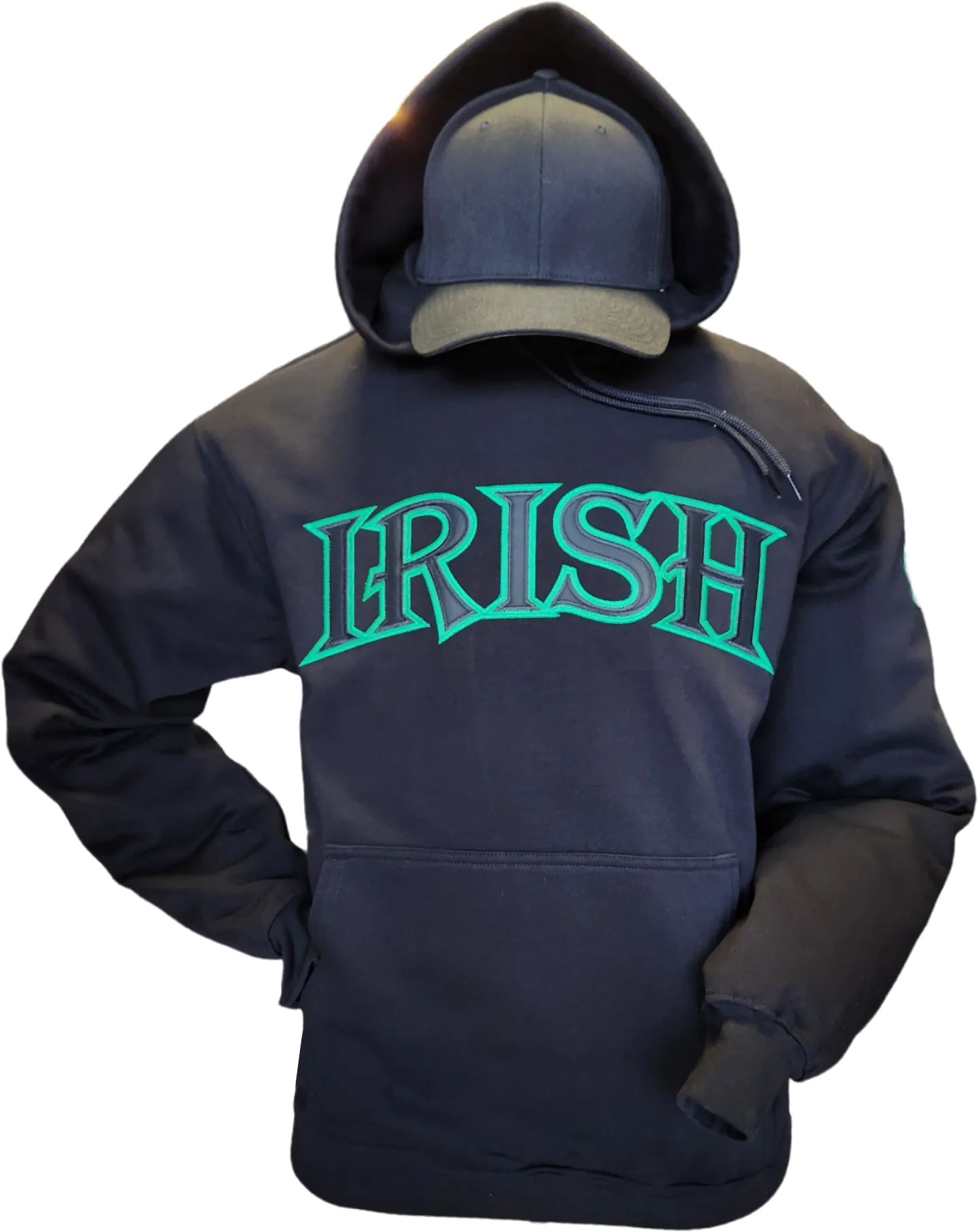 Irish Hoodie Essence Black